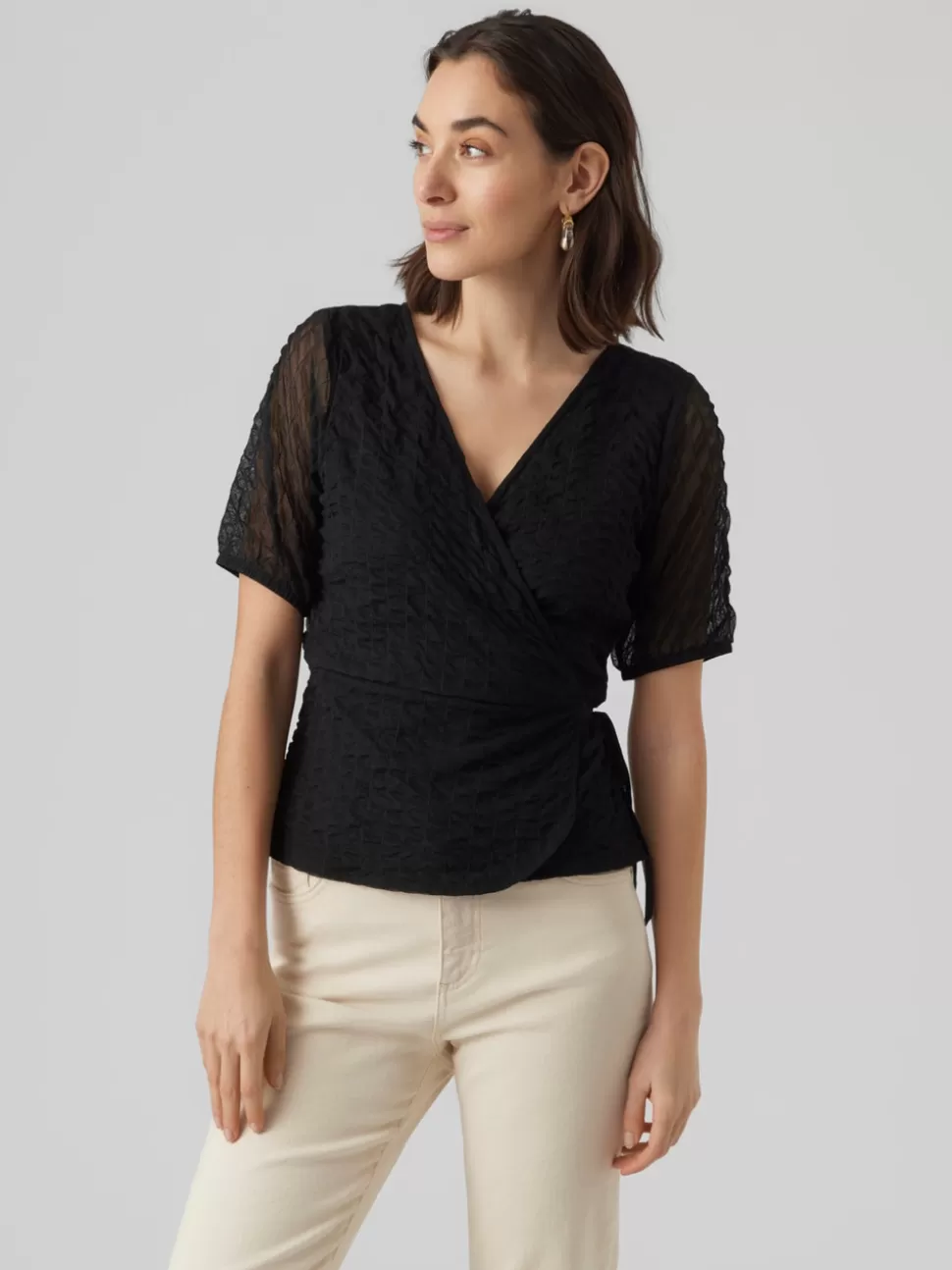 Toppar^VERO MODA VMLOLA Topp Black