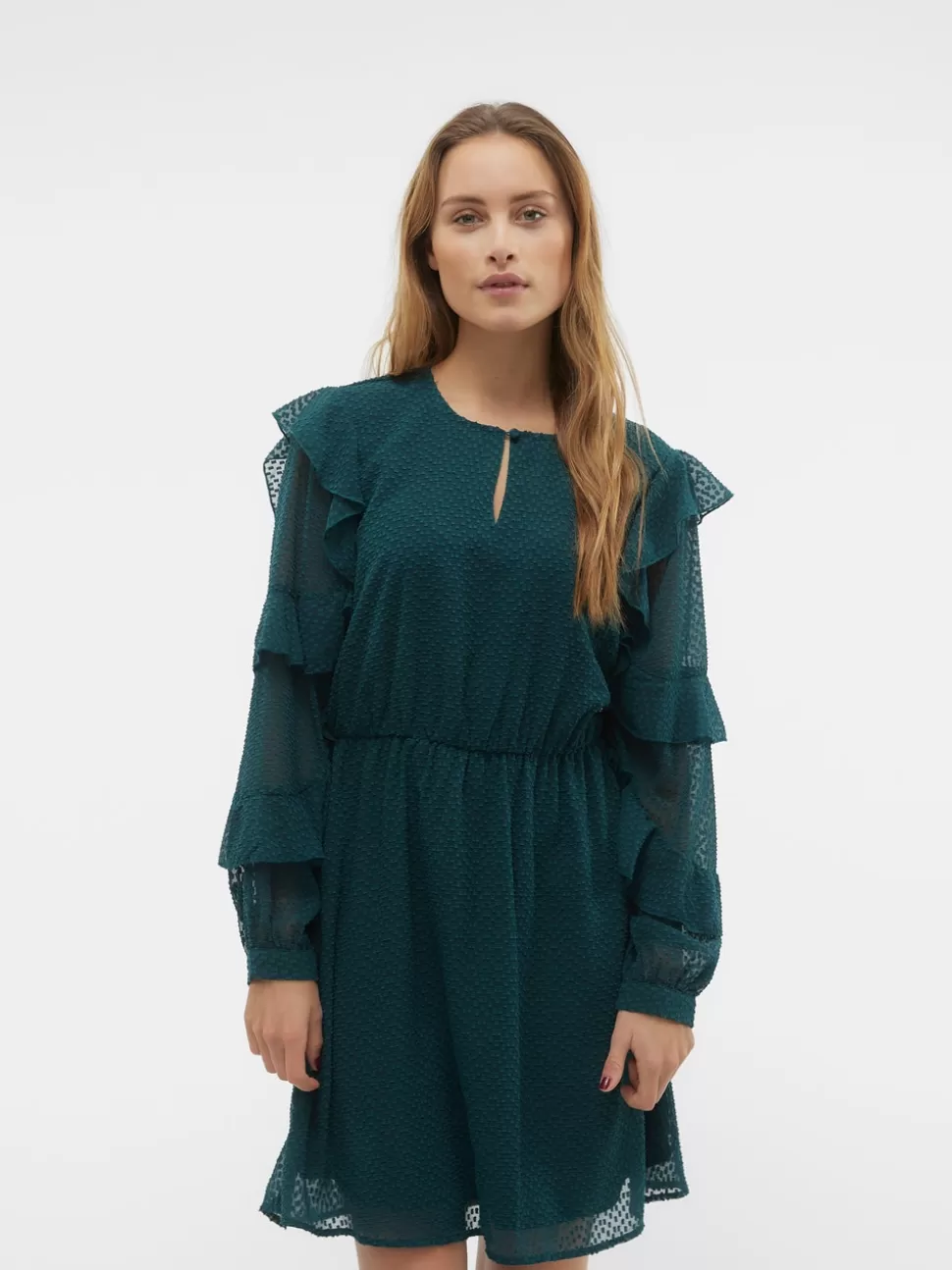 Klänningar^VERO MODA VMLONA Kort Klänning Ponderosa Pine