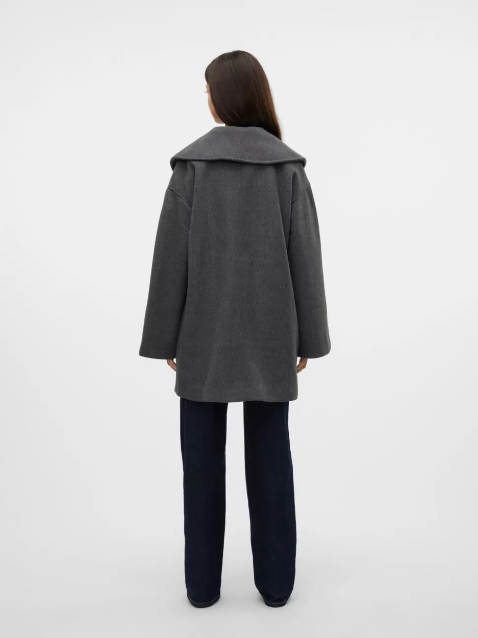 Jackor^VERO MODA VMLONDYN Rock Dark Grey Melange