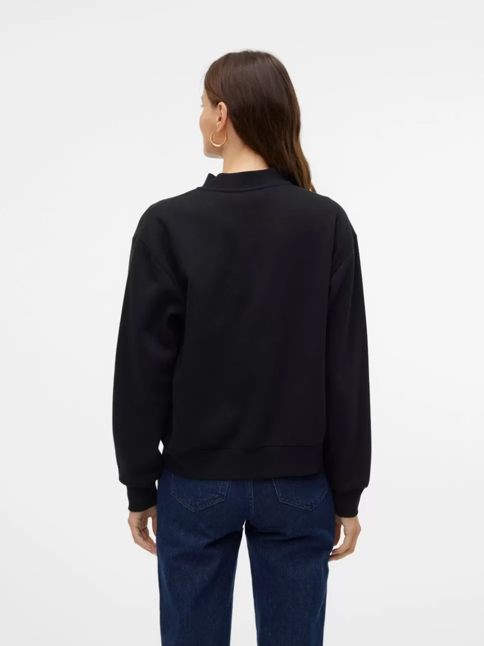 Sweatshirts | Hemmakläder^VERO MODA VMLONNIE Sweatkofta Black