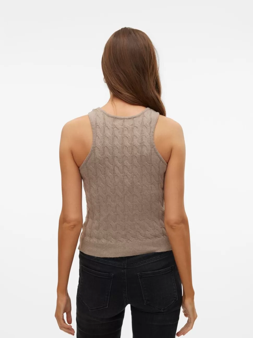 Stickat^VERO MODA VMLORELLA Pullover Portabella