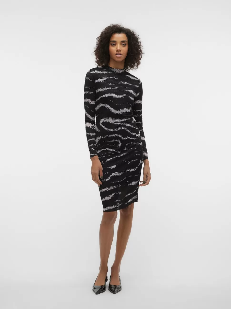 Klänningar^VERO MODA VMLOTTE Lång Klänning Black