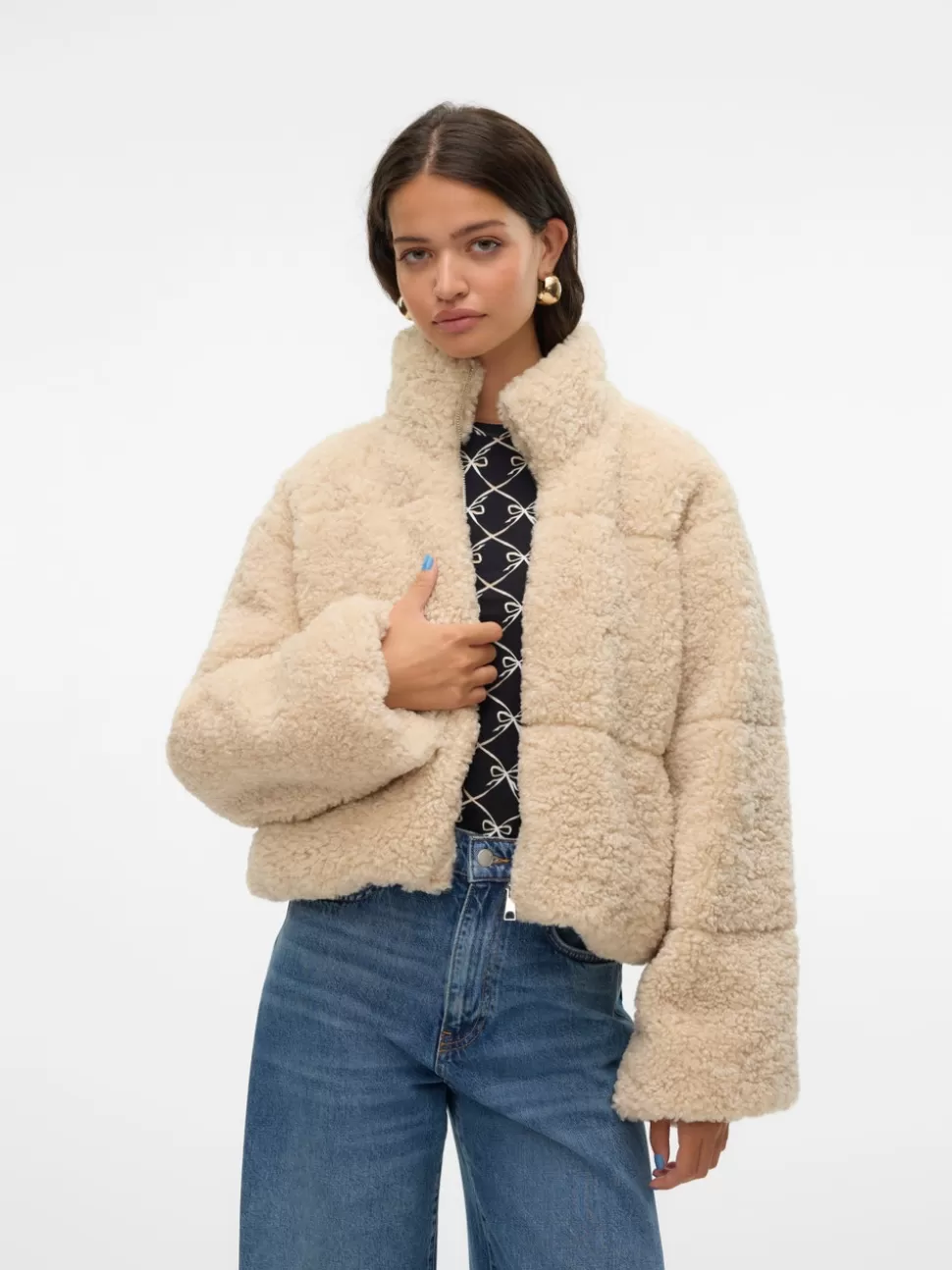 Jackor^VERO MODA VMLOUISA Jacka Oatmeal