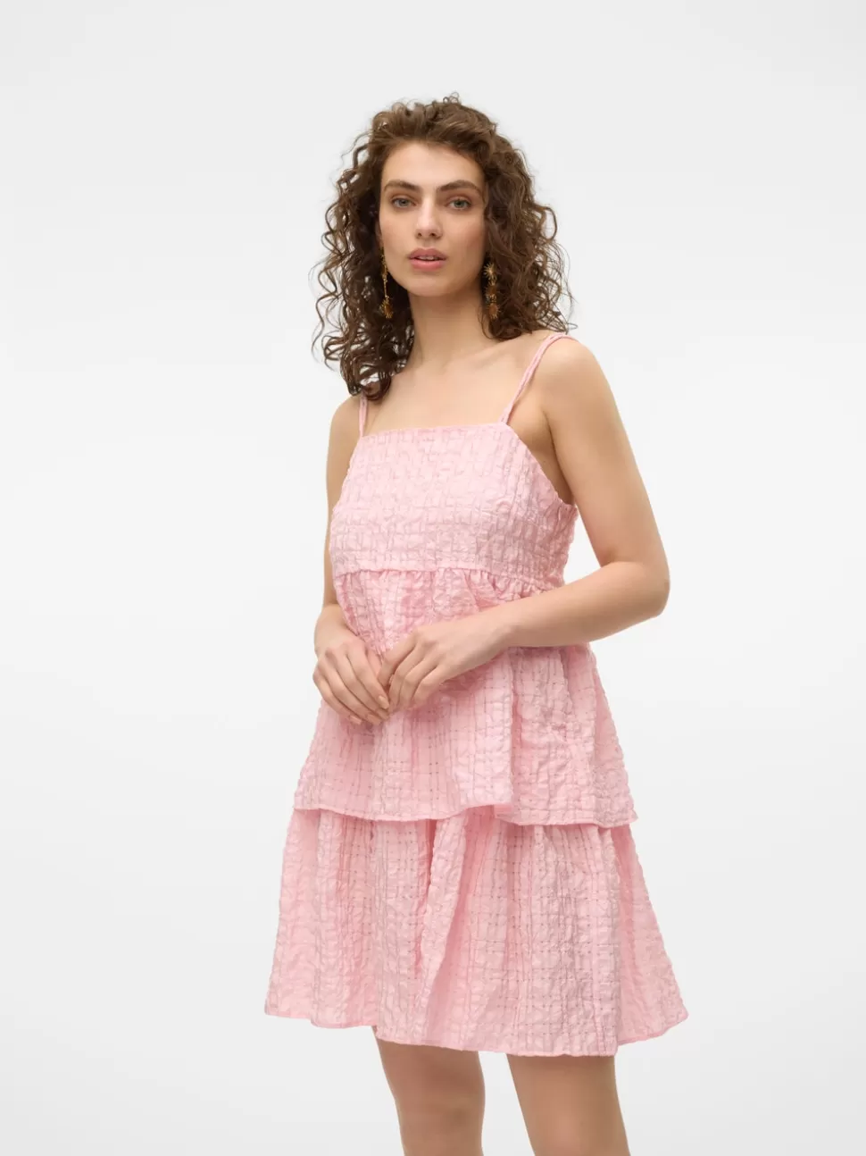 Festkläder^VERO MODA VMLOVE Kort Klänning Cherry Blossom