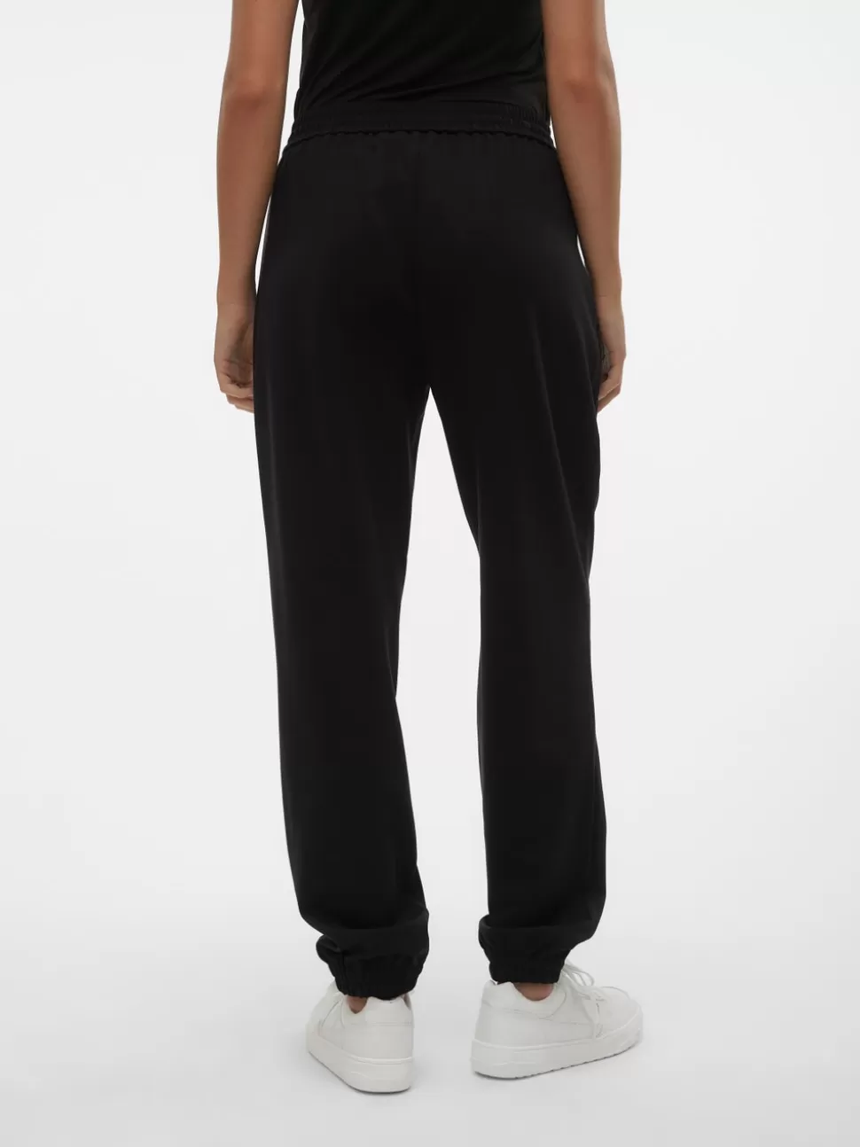 Byxor^VERO MODA VMLUCCA Medelhög Midja Byxor Black