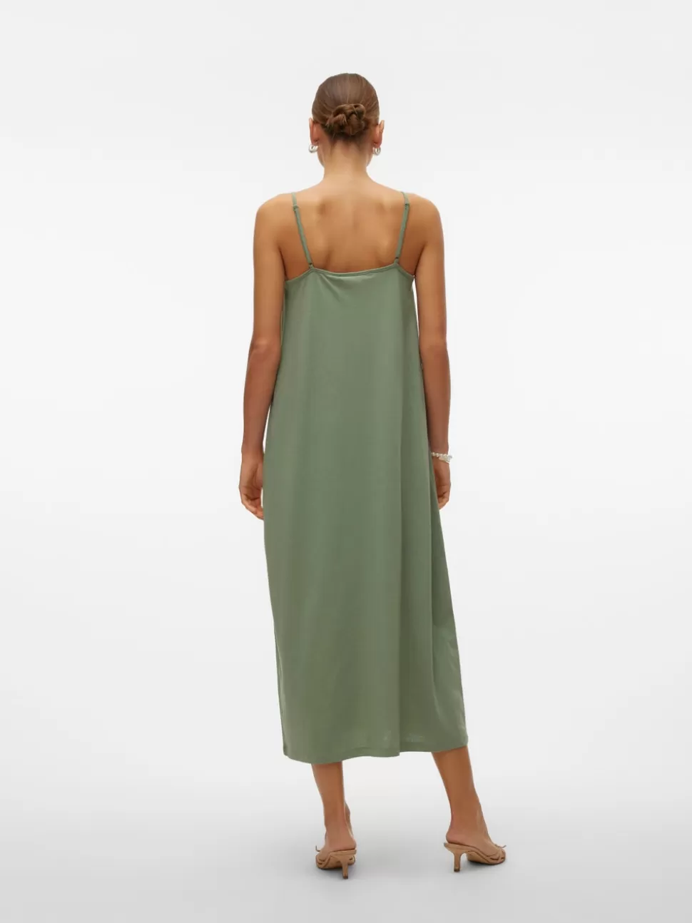 Klänningar | Basics^VERO MODA VMLUNA Lång Klänning Hedge Green