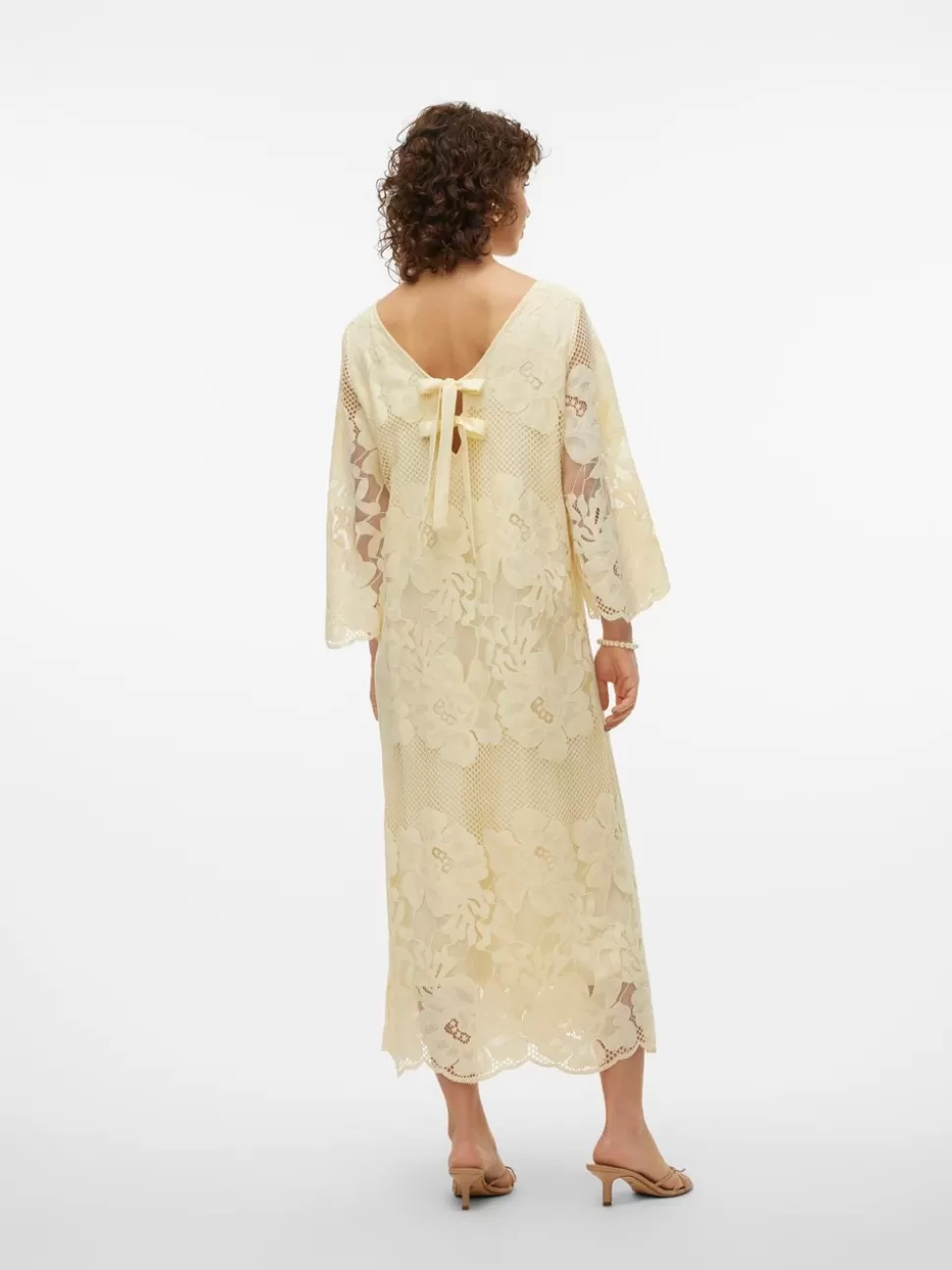 Klänningar^VERO MODA VMLUNA Lång Klänning Anise Flower