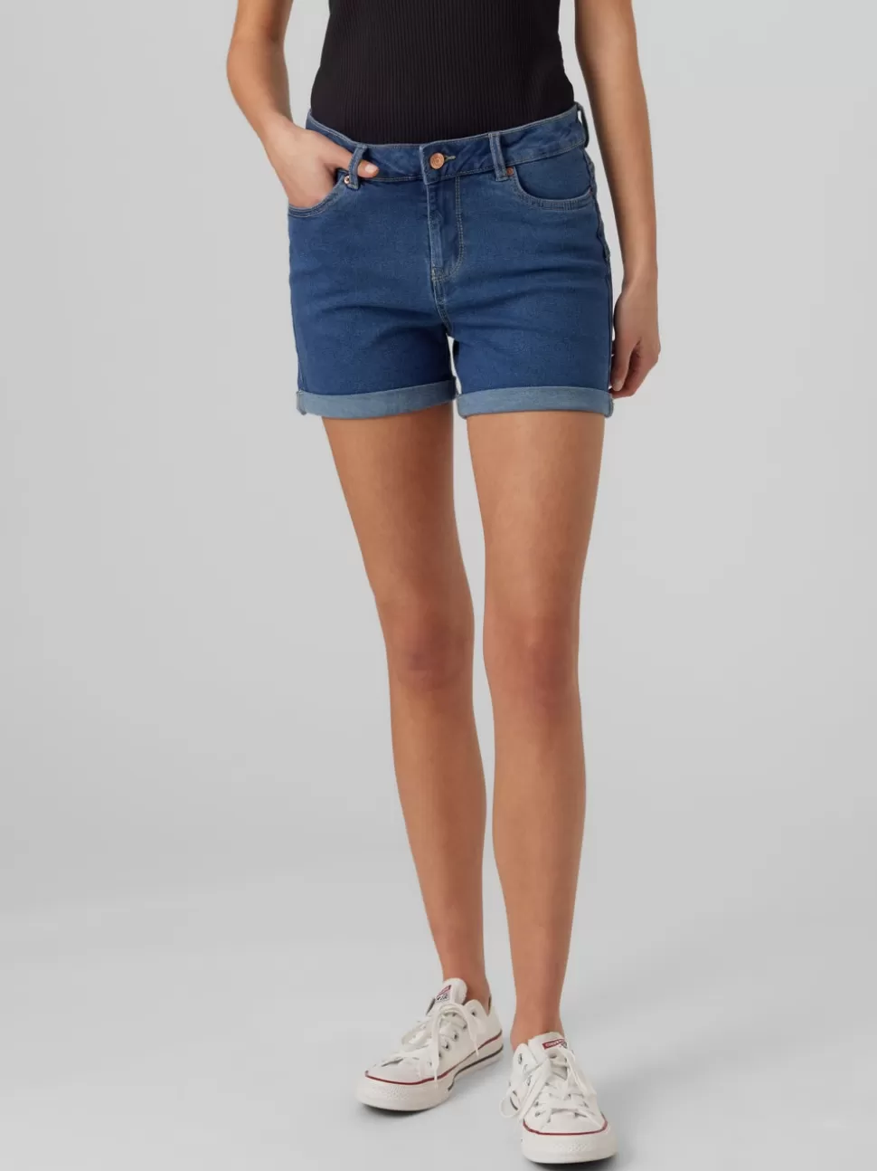 Shorts | Basics^VERO MODA VMLUNA Shorts Medium Blue Denim