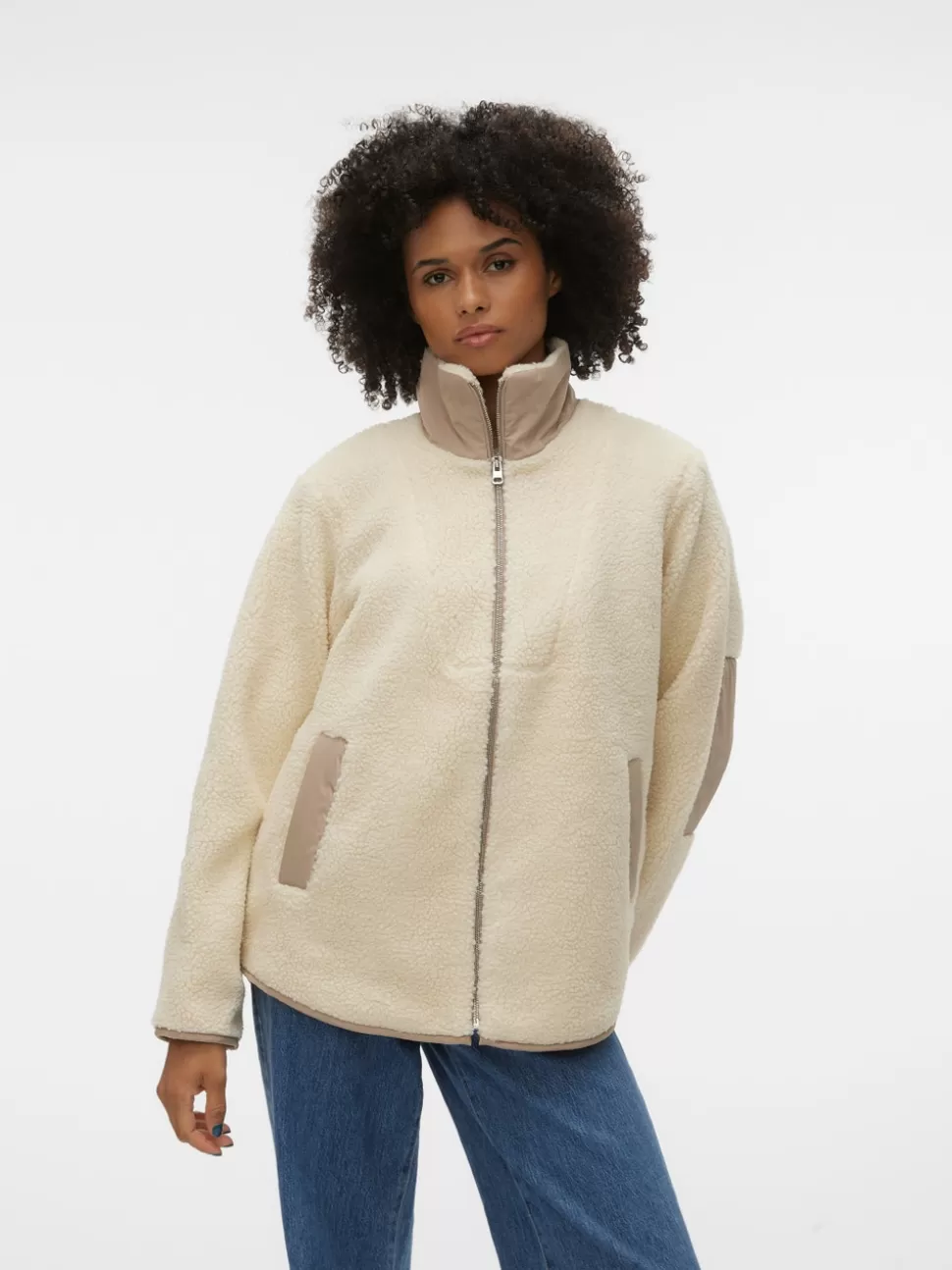 Jackor^VERO MODA VMLUNE Jacka Oatmeal