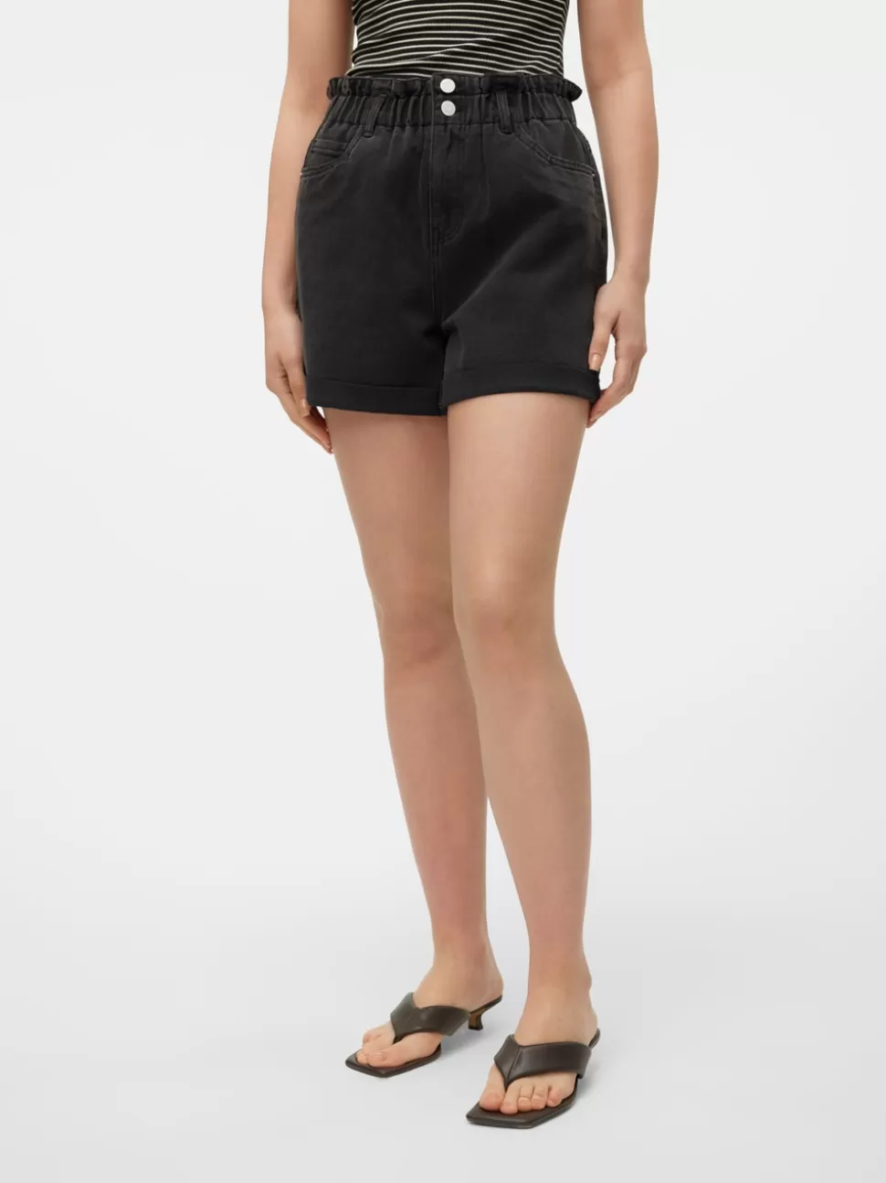 Shorts^VERO MODA VMLYRA Shorts Black Denim