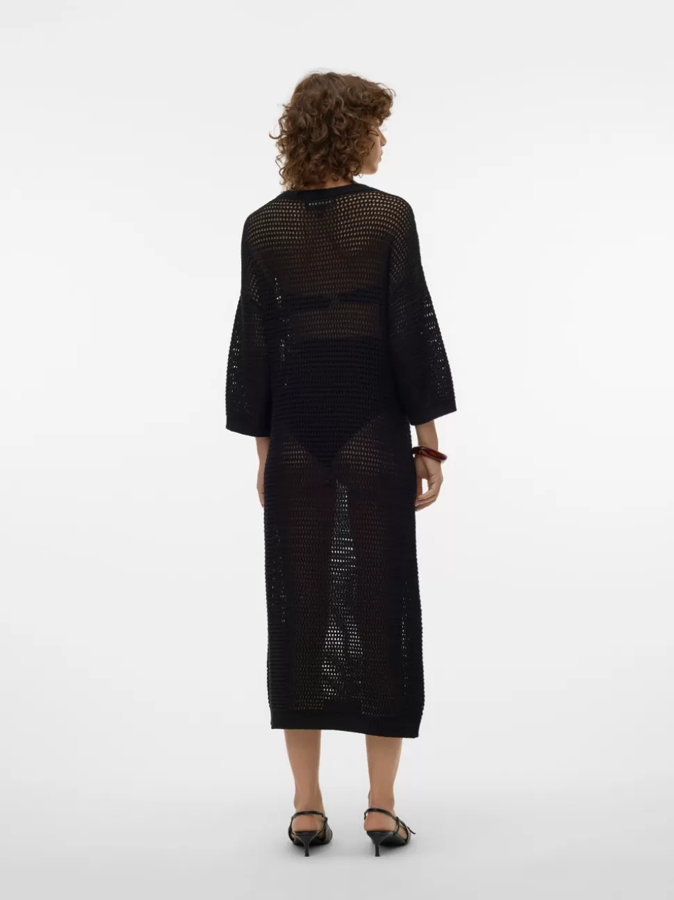 Klänningar^VERO MODA VMMADERA Lång Klänning Black