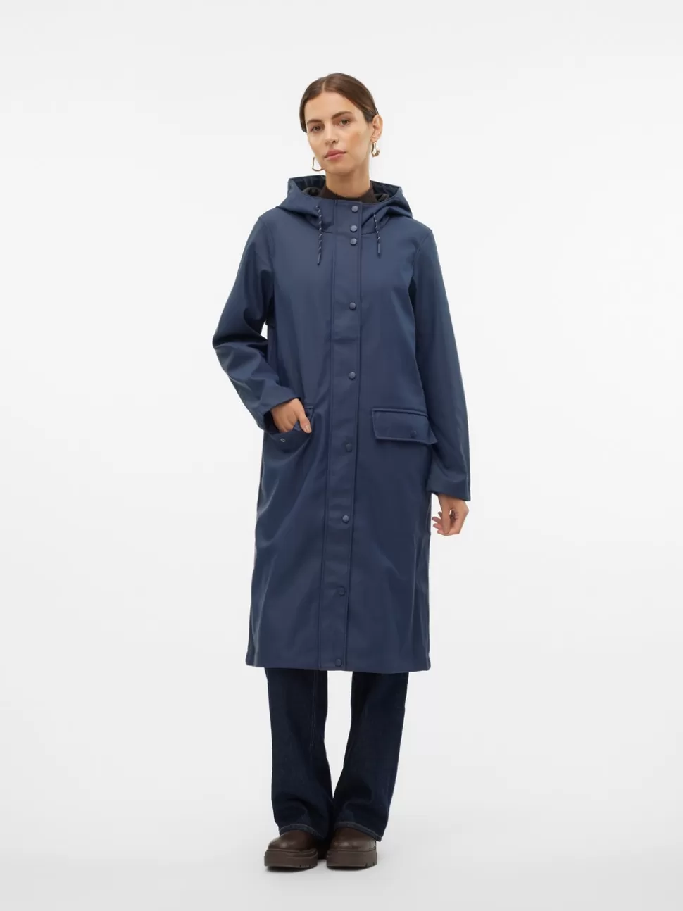 Jackor^VERO MODA VMMALOU Regnrock Navy Blazer