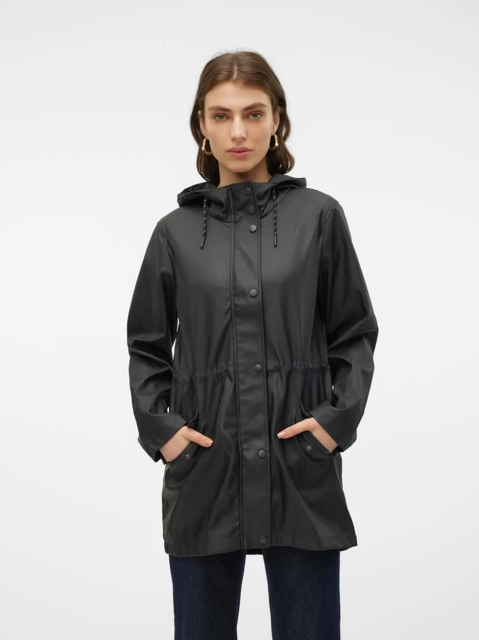 Jackor^VERO MODA VMMALOU Regnrock Black