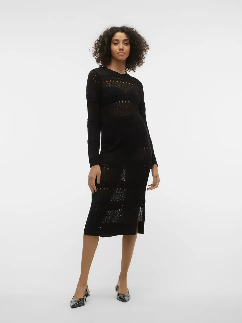 Klänningar^VERO MODA VMMALTA Lång Klänning Black