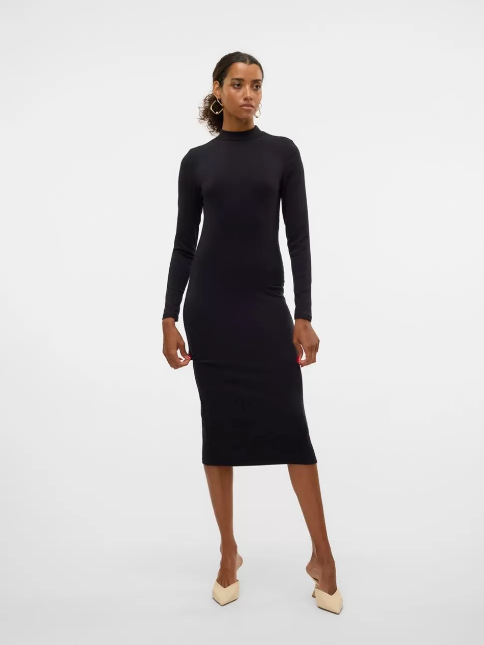 Klänningar^VERO MODA VMMARY Midiklänning Black