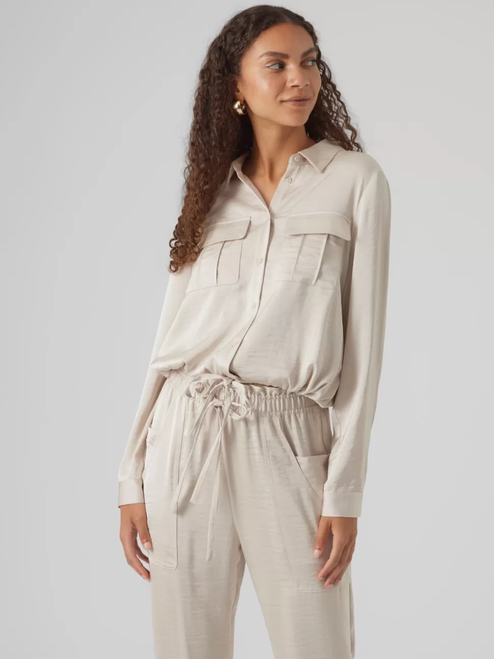 Skjortor | Toppar^VERO MODA VMMARYS Skjorta Pumice Stone