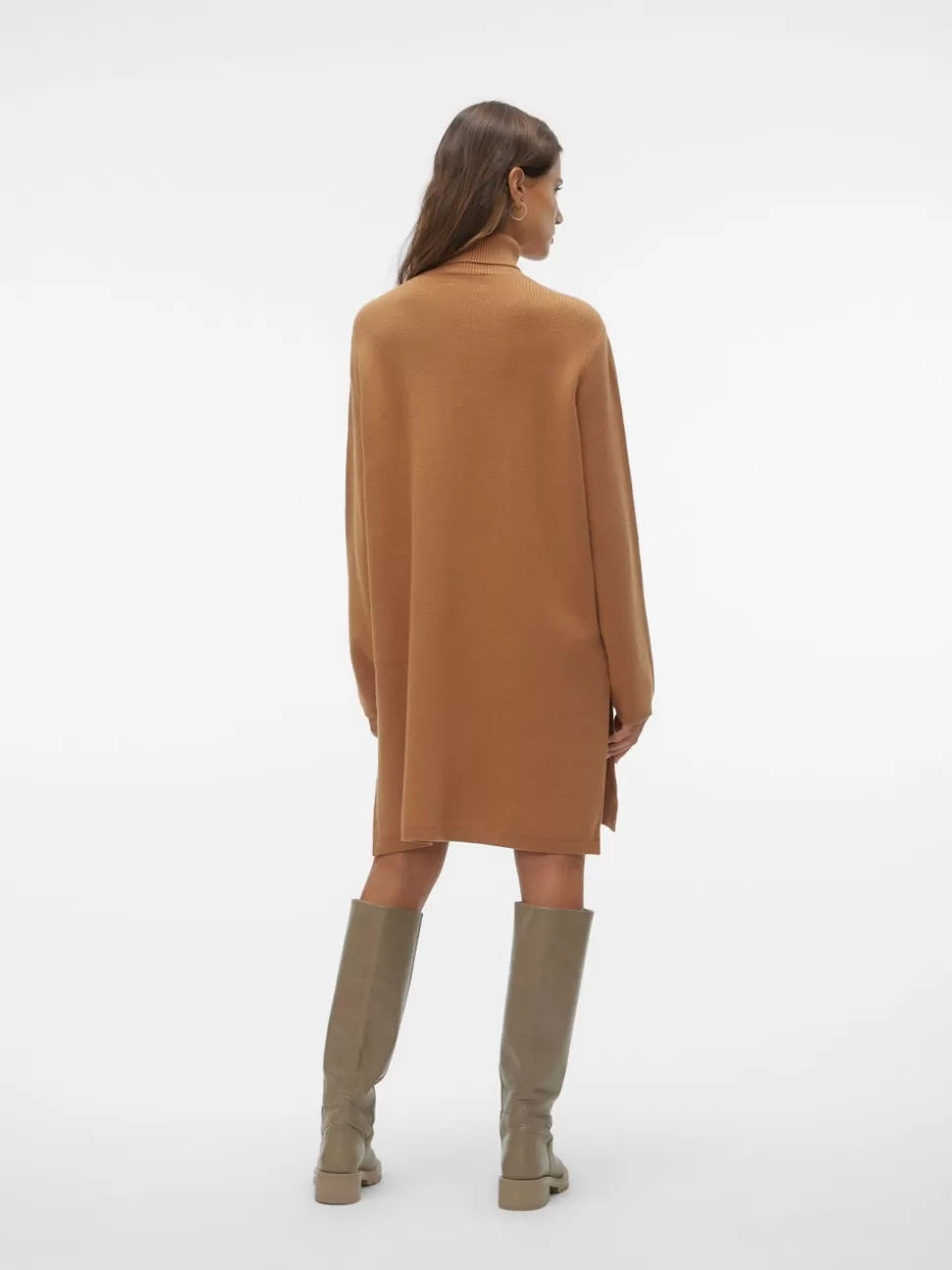 Stickat^VERO MODA VMMATHILDE Pullover Tobacco Brown