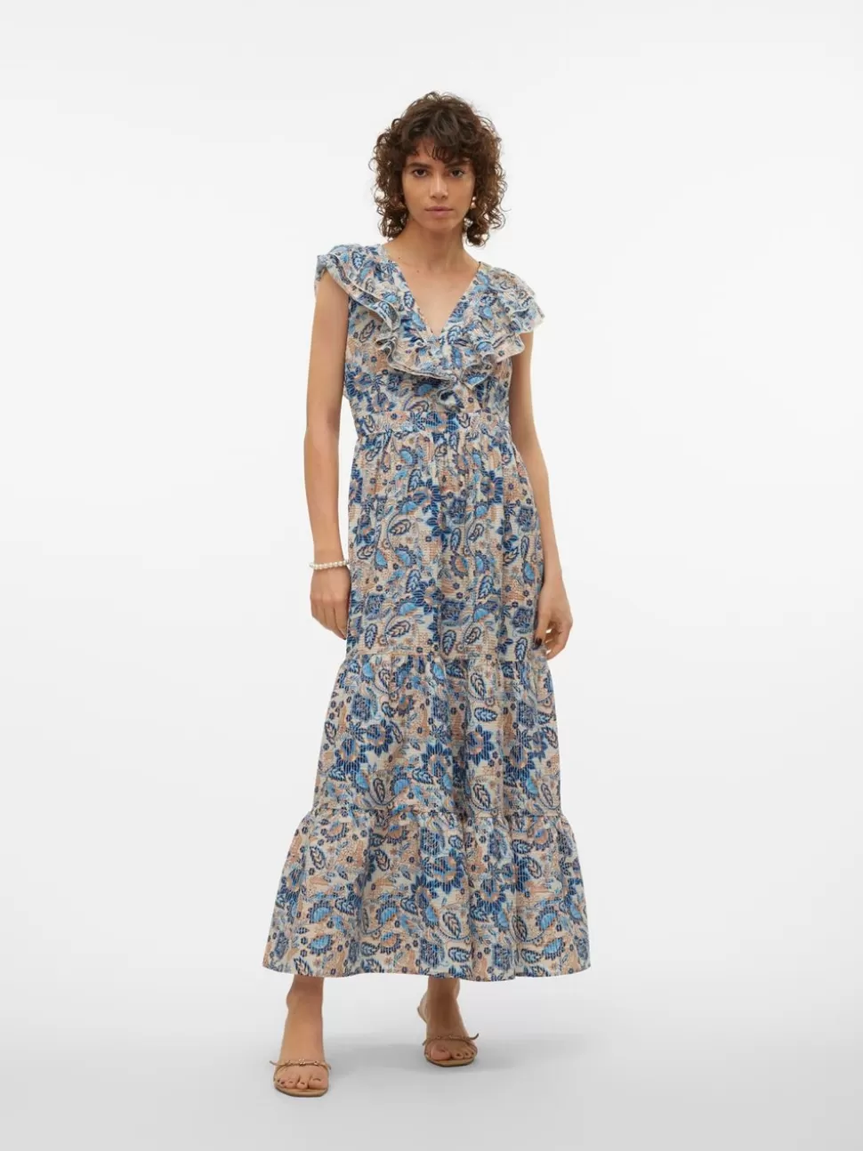 Festkläder | Klänningar^VERO MODA VMMATILDA Midiklänning Ibiza Blue