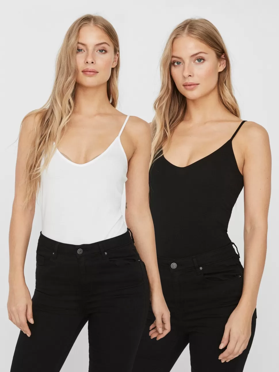 Toppar | Hemmakläder^VERO MODA VMMAXI Linne Bright White