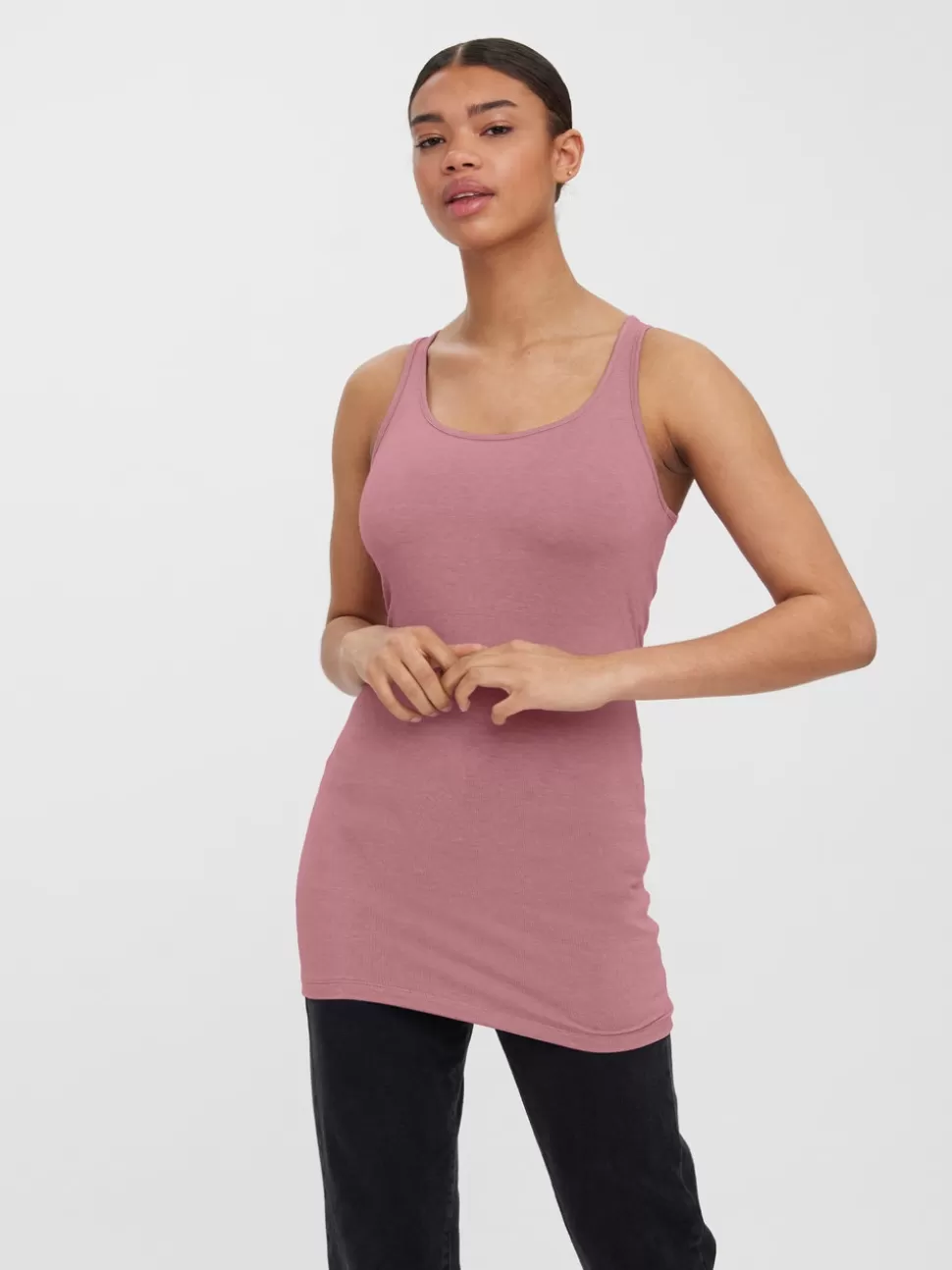 Toppar | Hemmakläder^VERO MODA VMMAXI Linne Nostalgia Rose