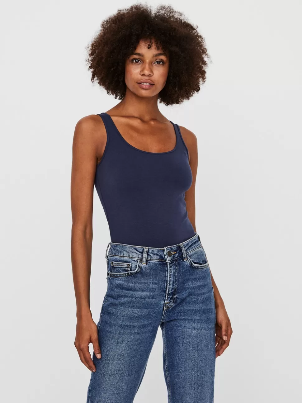 Basics | Hemmakläder^VERO MODA VMMAXI Linne Black Iris