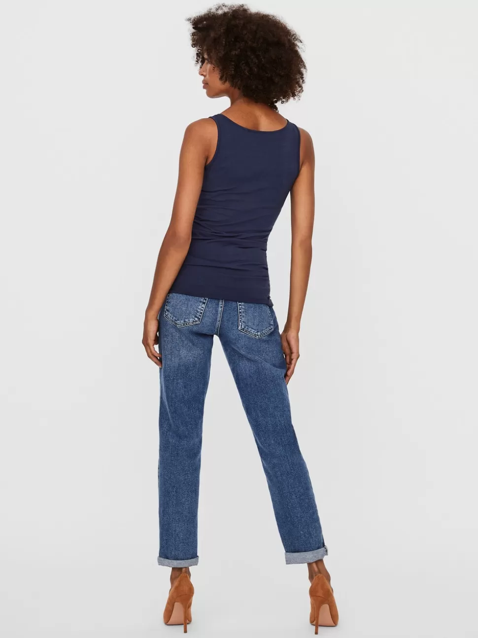 Basics | Hemmakläder^VERO MODA VMMAXI Linne Black Iris