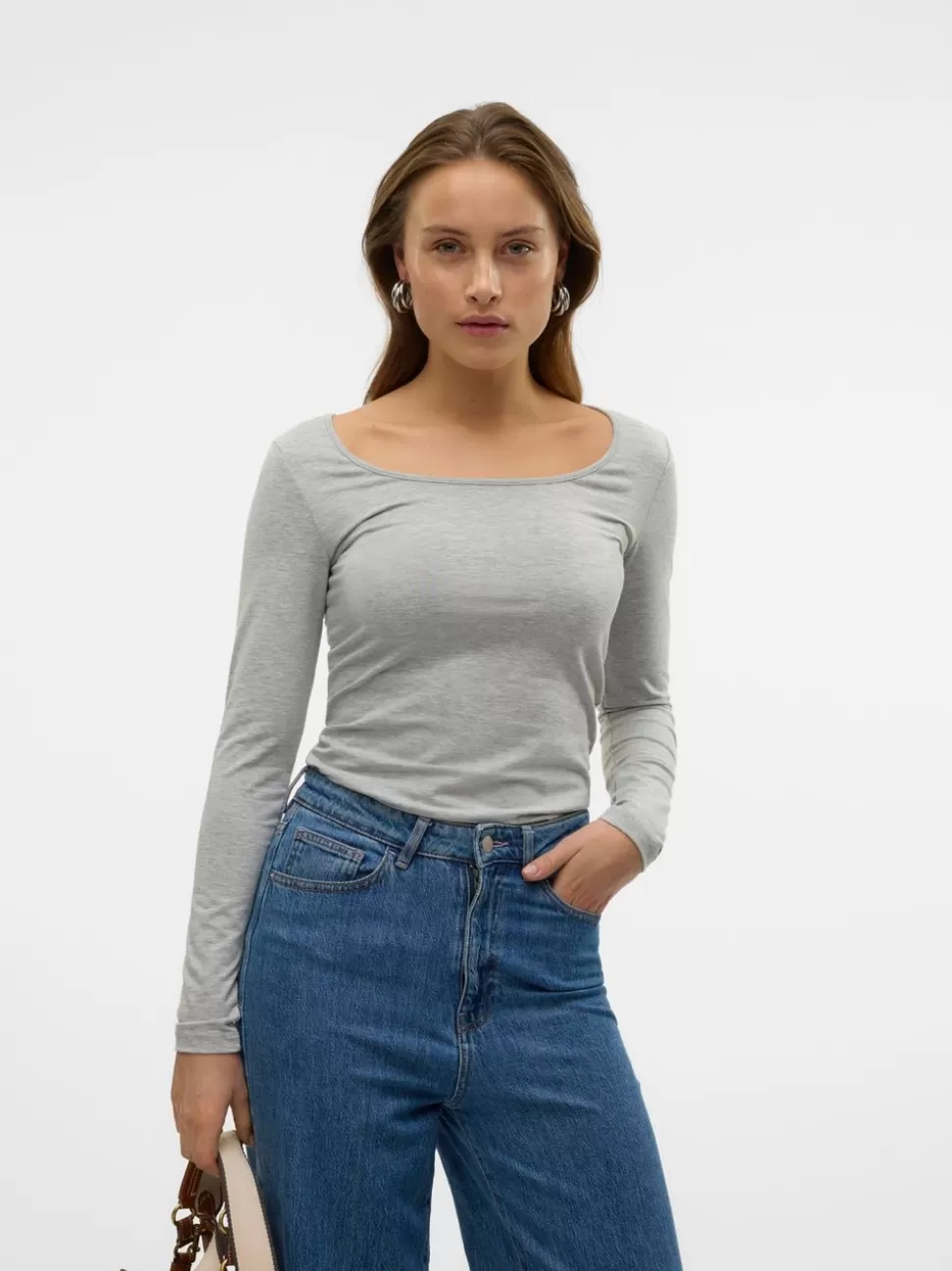 Toppar | Hemmakläder^VERO MODA VMMAXI T-shirt Light Grey Melange