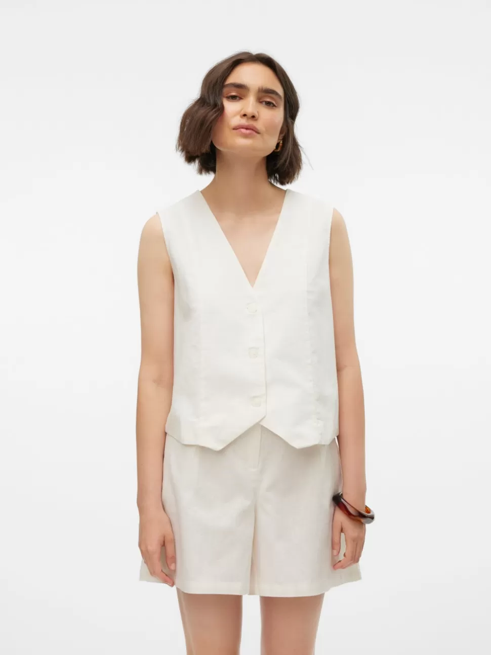 Jackor | Toppar^VERO MODA VMMAY Ytterväst Bright White