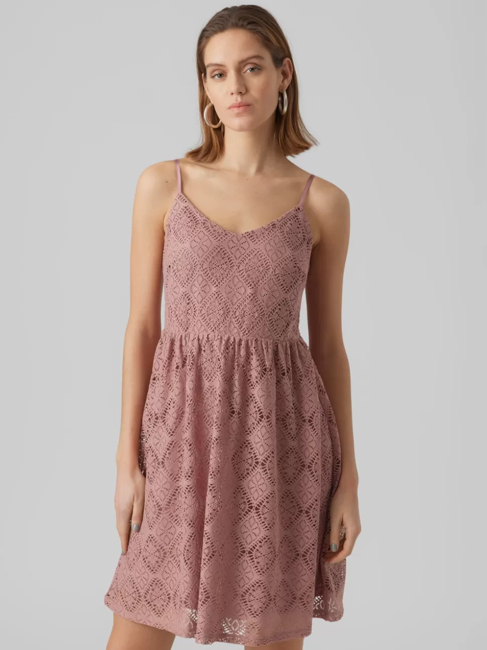 Klänningar^VERO MODA VMMAYA Kort Klänning Nostalgia Rose