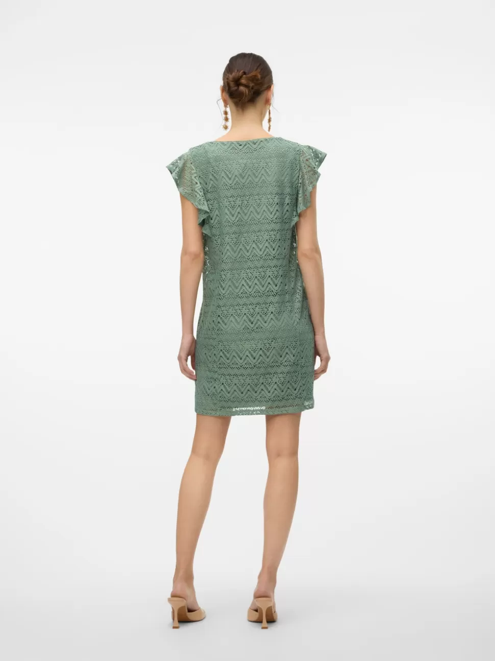 Klänningar^VERO MODA VMMAYA Kort Klänning Hedge Green