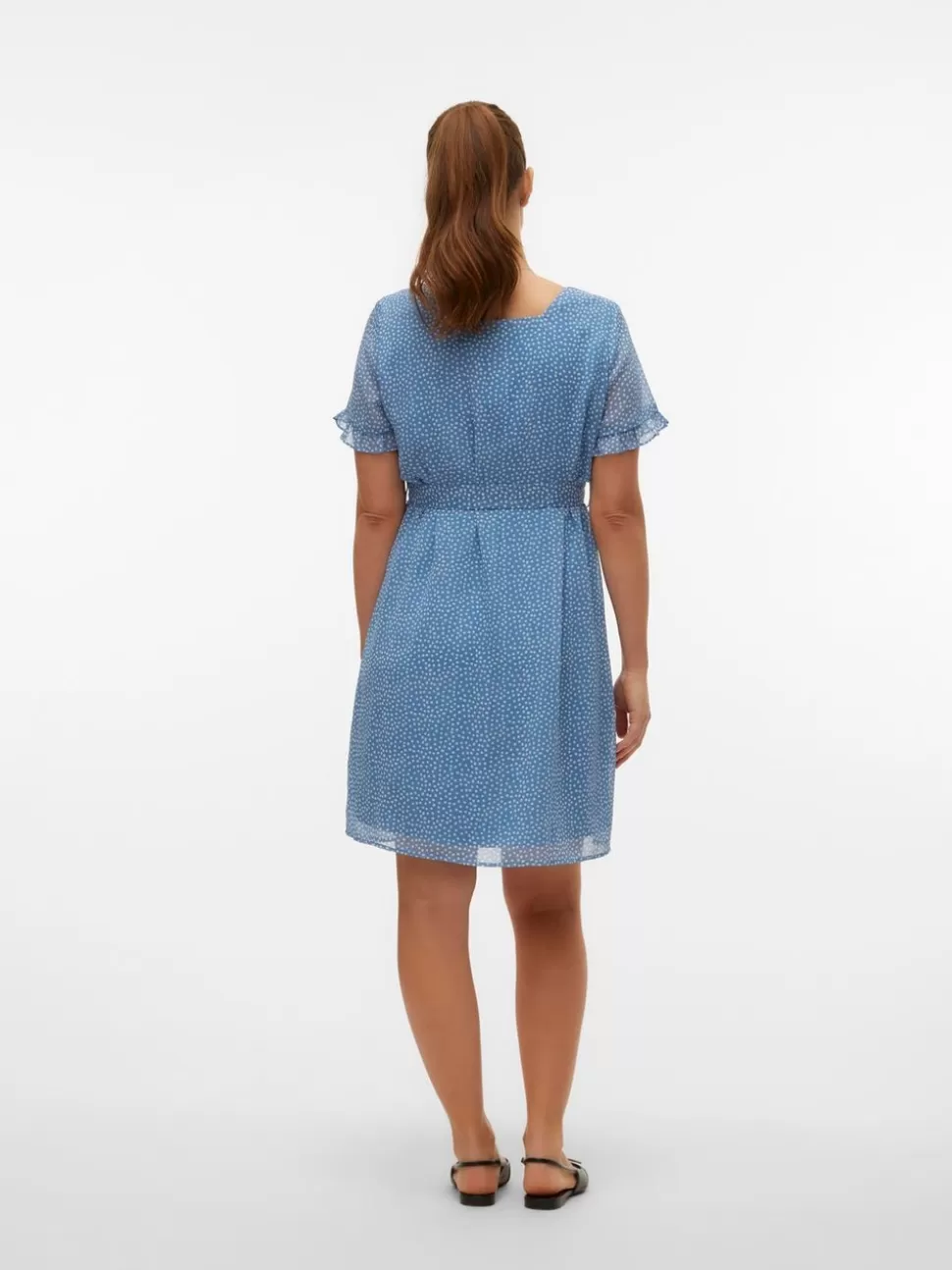 Klänningar^VERO MODA VMMCARO Gravidklänning Coronet Blue