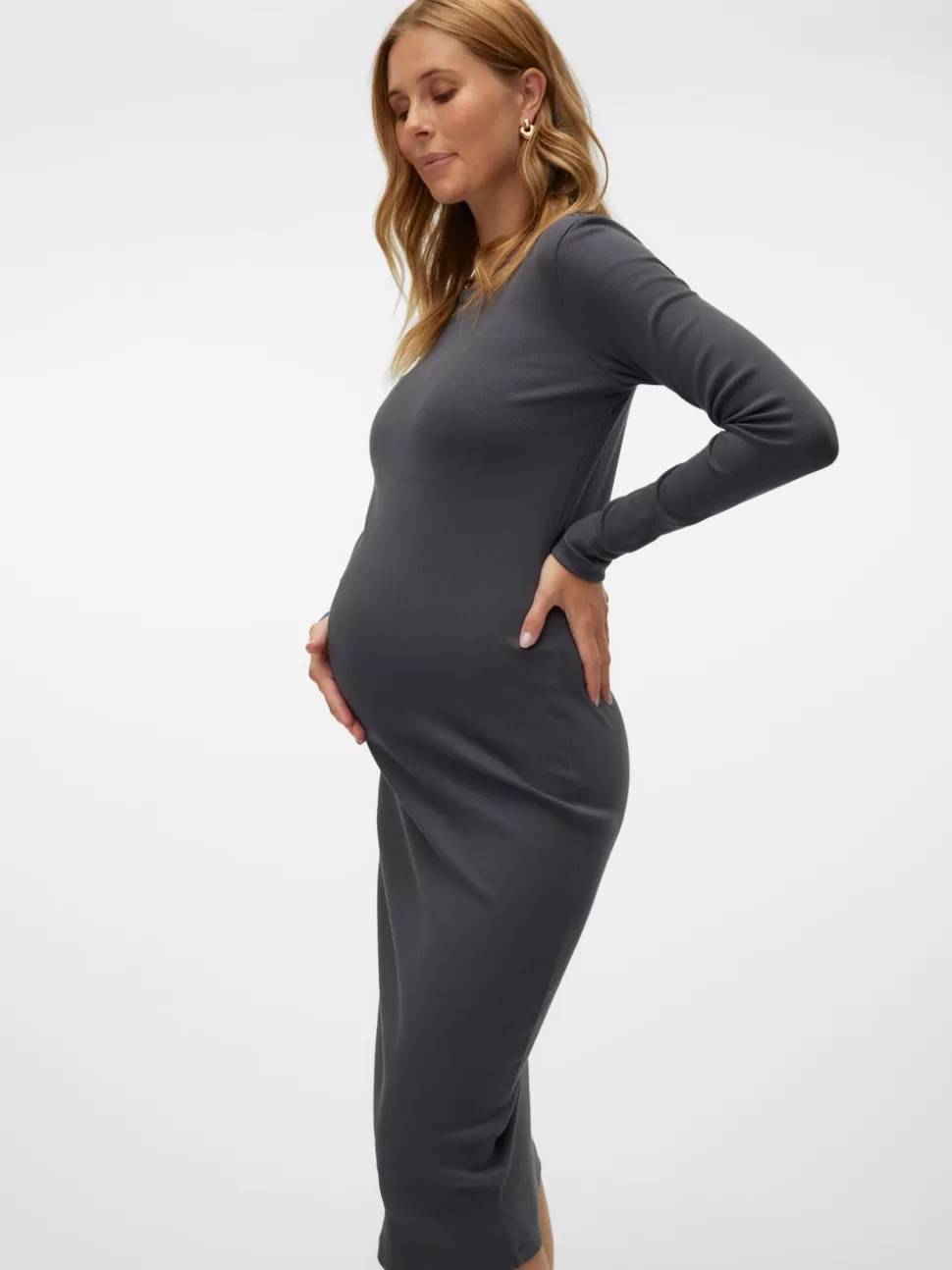 Klänningar^VERO MODA VMMCHLOE Gravidklänning Asphalt