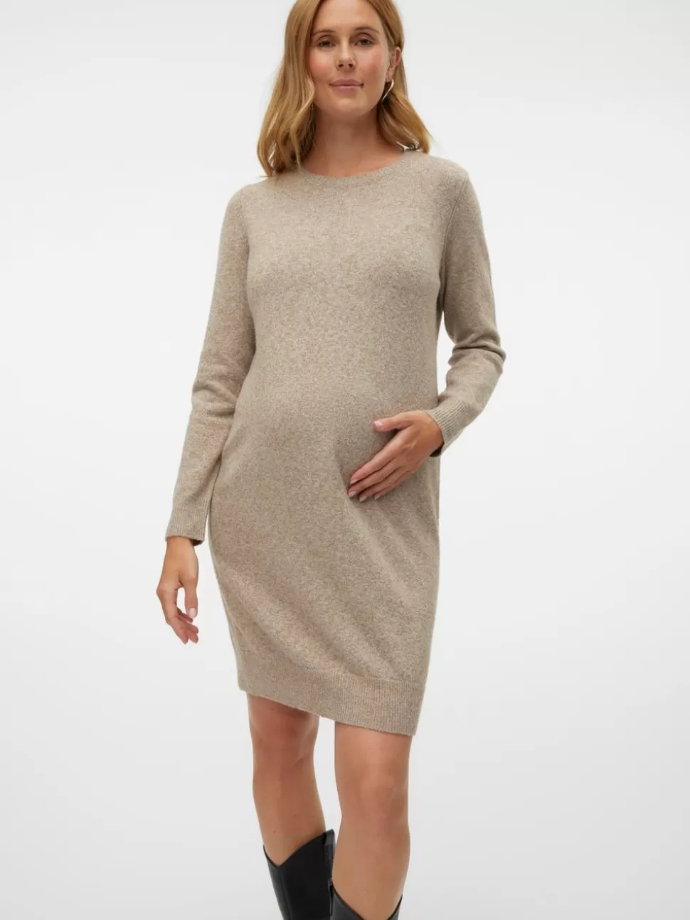 Klänningar^VERO MODA VMMDOFFY Gravidklänning Sepia Tint