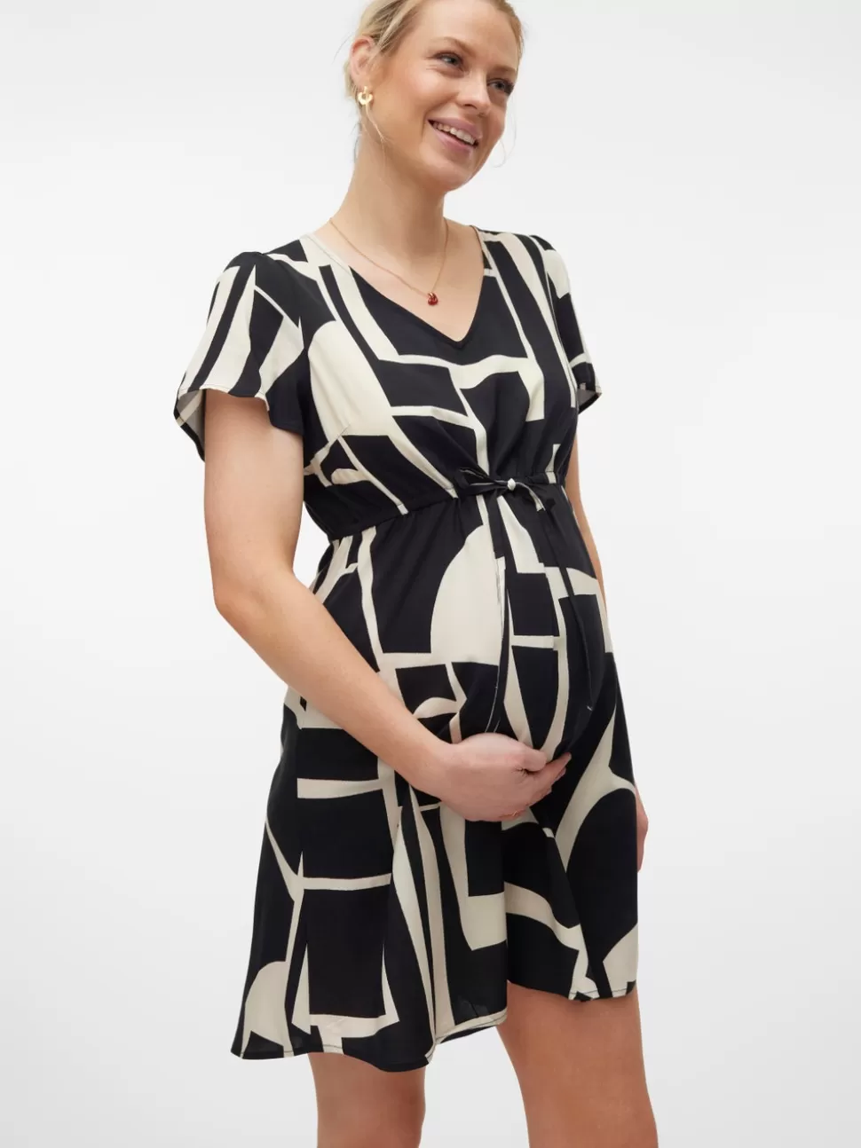 Klänningar^VERO MODA VMMEASY Gravidklänning Black
