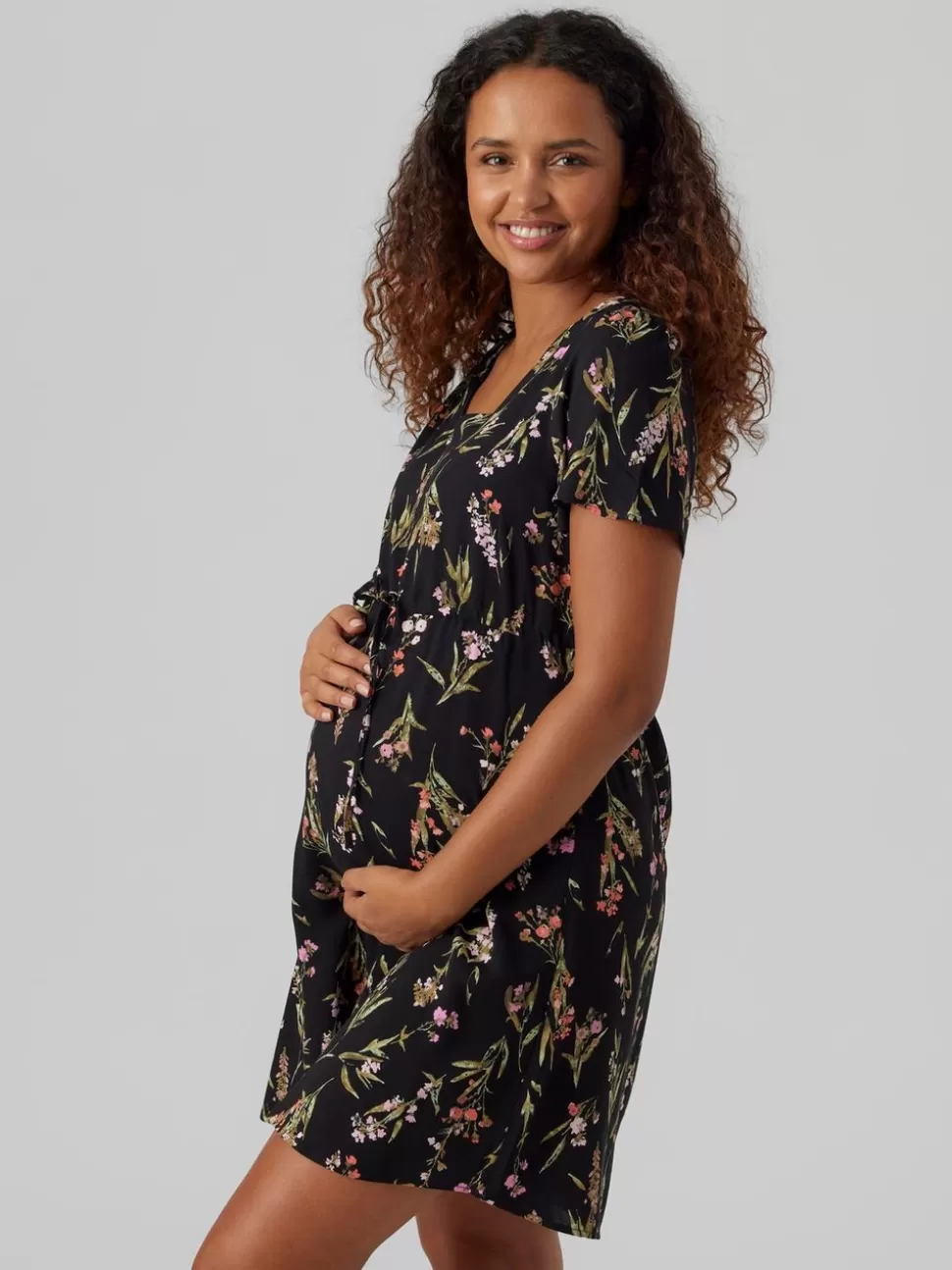 Klänningar^VERO MODA VMMEASY Gravidklänning Black