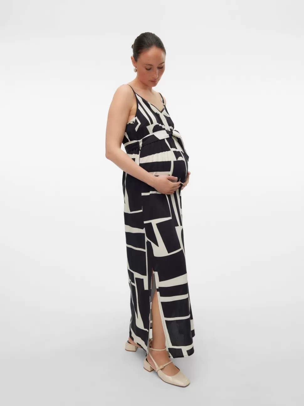 Klänningar^VERO MODA VMMEASY Gravidklänning Black