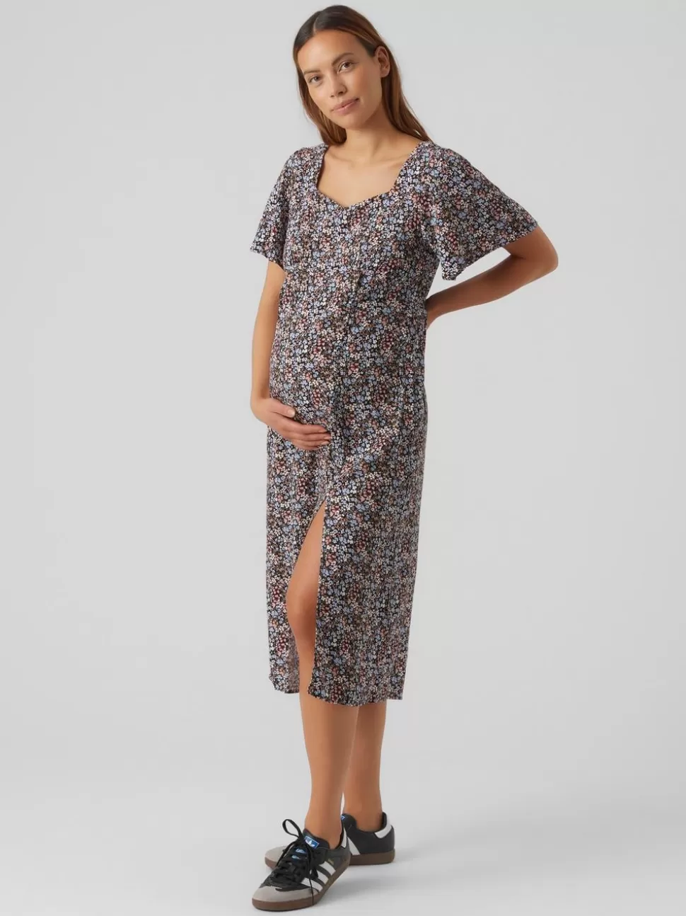 Klänningar^VERO MODA VMMEASY Gravidklänning Black