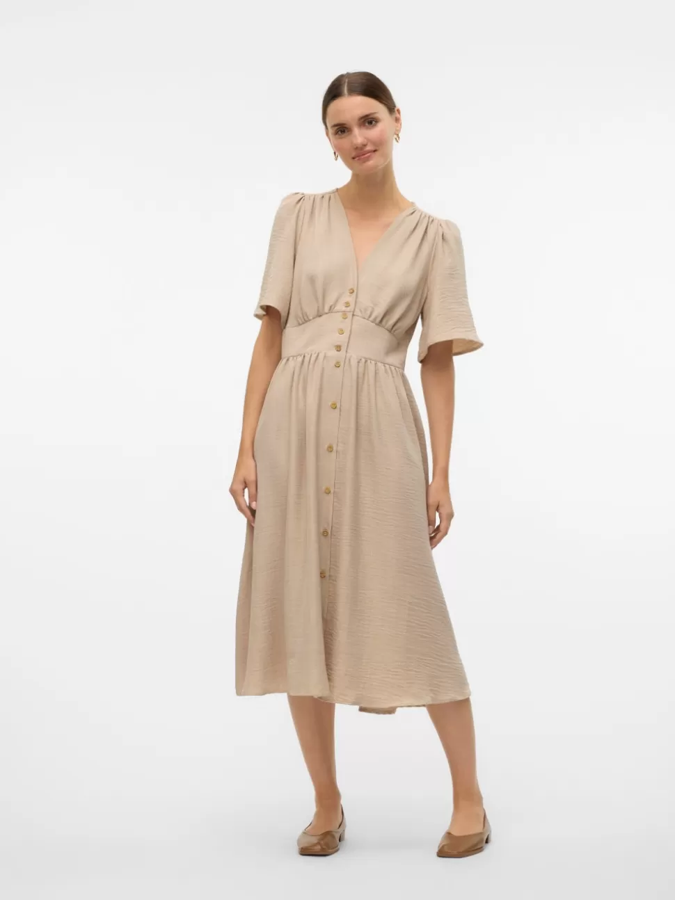 Klänningar | Basics^VERO MODA VMMELANEY Kort Klänning Overcast