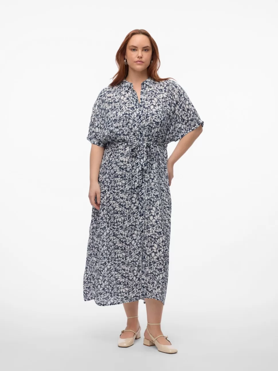 Klänningar^VERO MODA VMMENNY Lång Klänning Navy Blazer