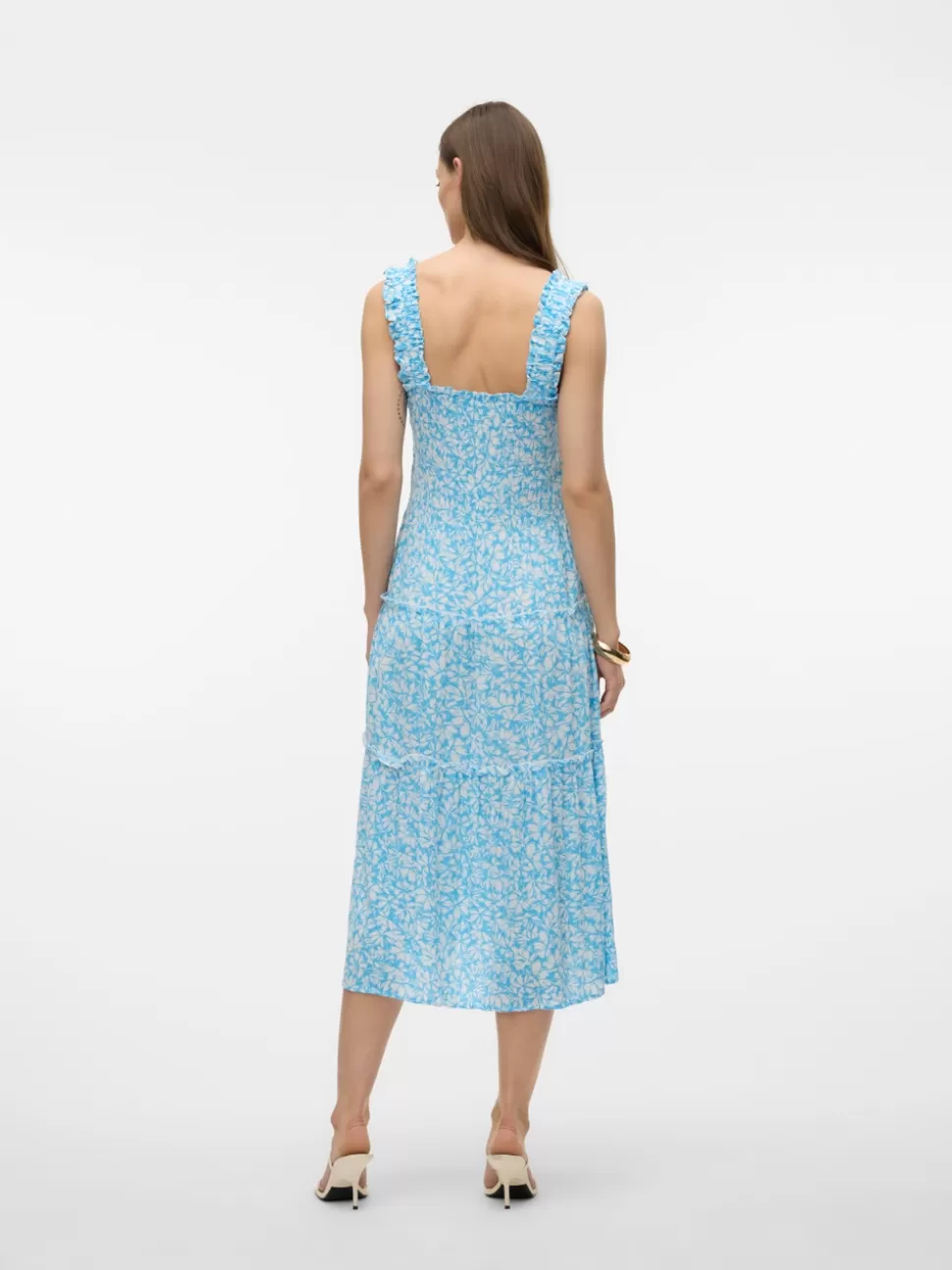 Klänningar | Basics^VERO MODA VMMENNY Lång Klänning Bonnie Blue