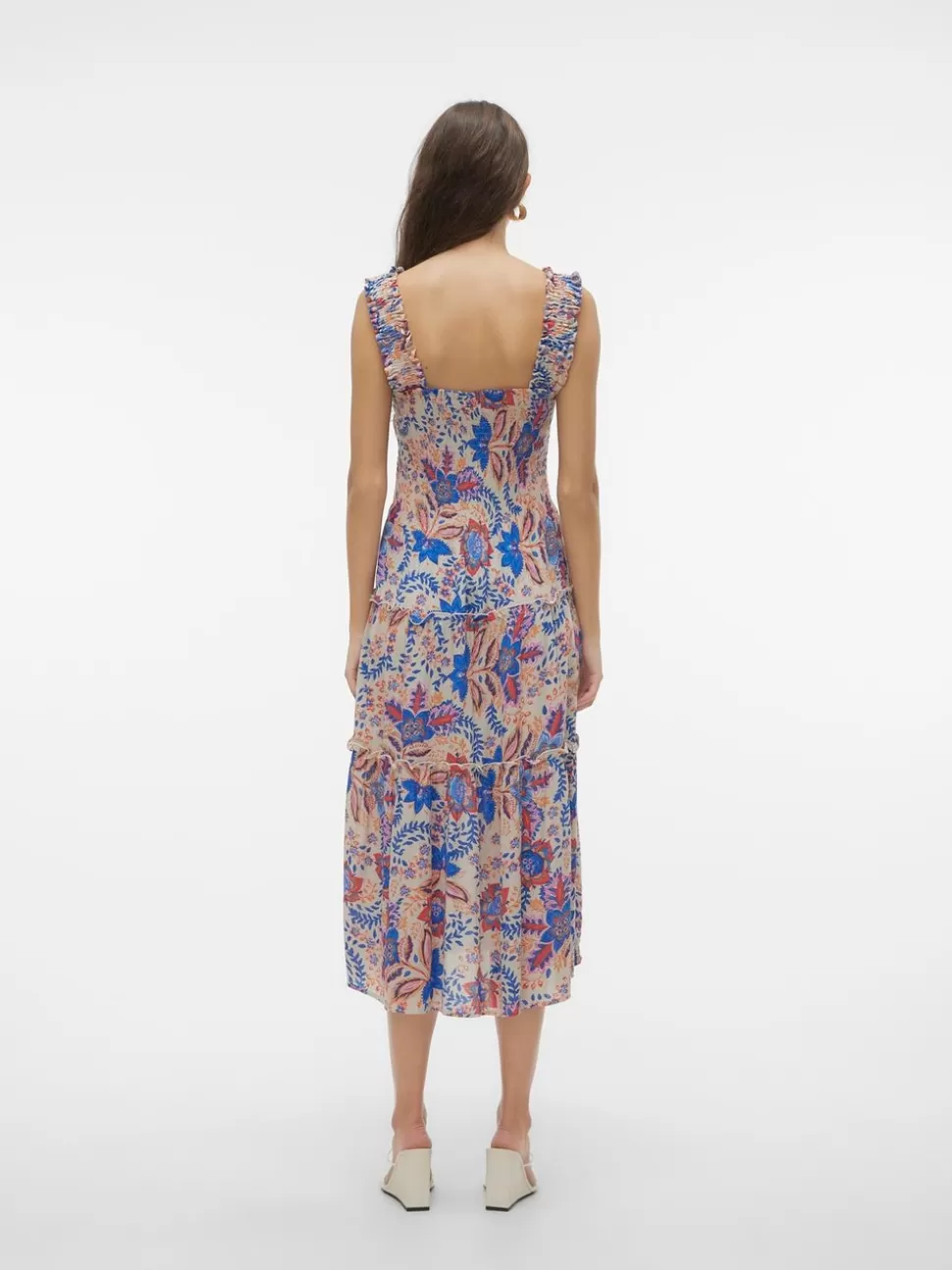 Klänningar | Basics^VERO MODA VMMENNY Lång Klänning Silver Lining
