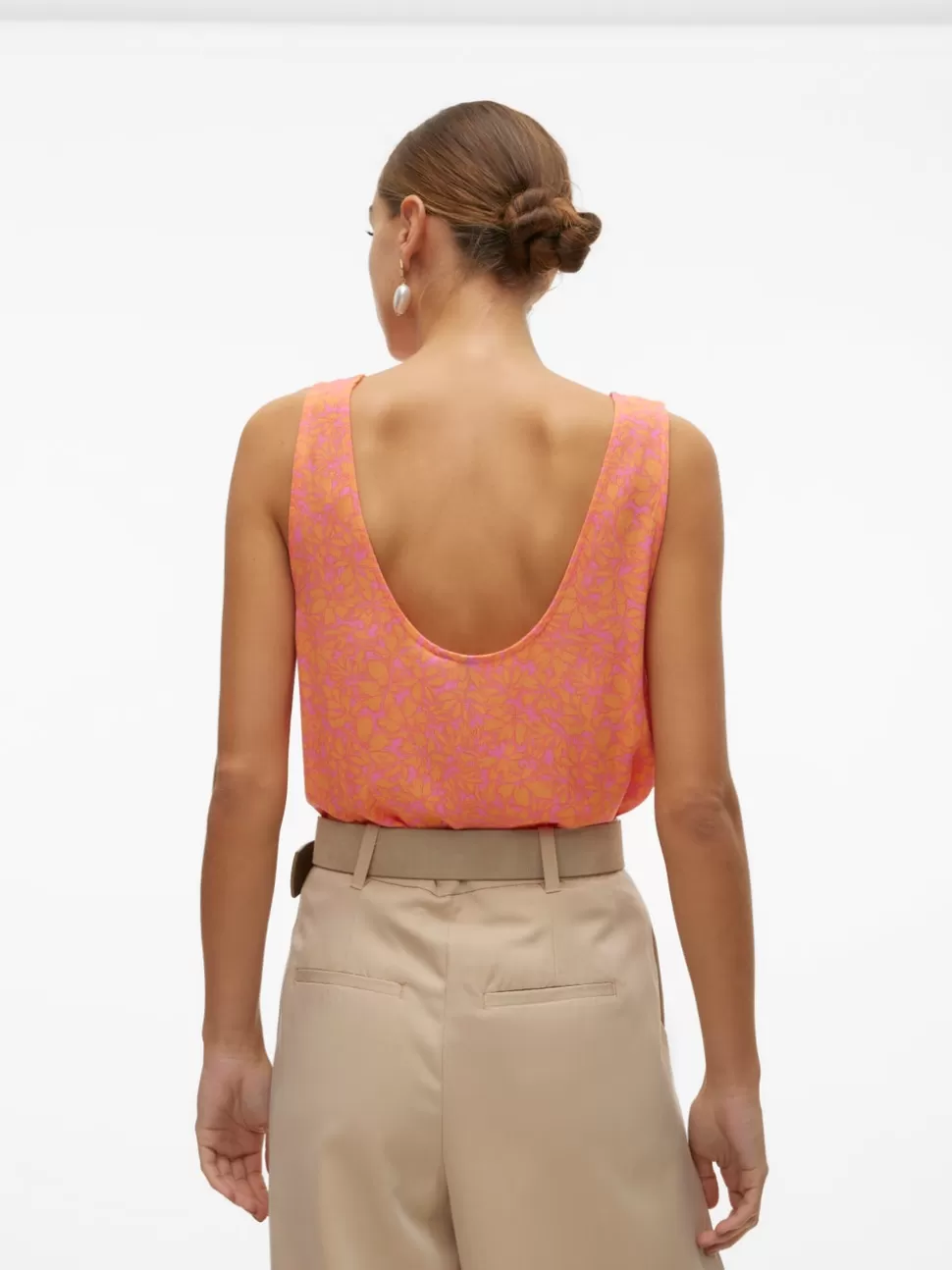 Toppar | Basics^VERO MODA VMMENNY Topp Pink Cosmos