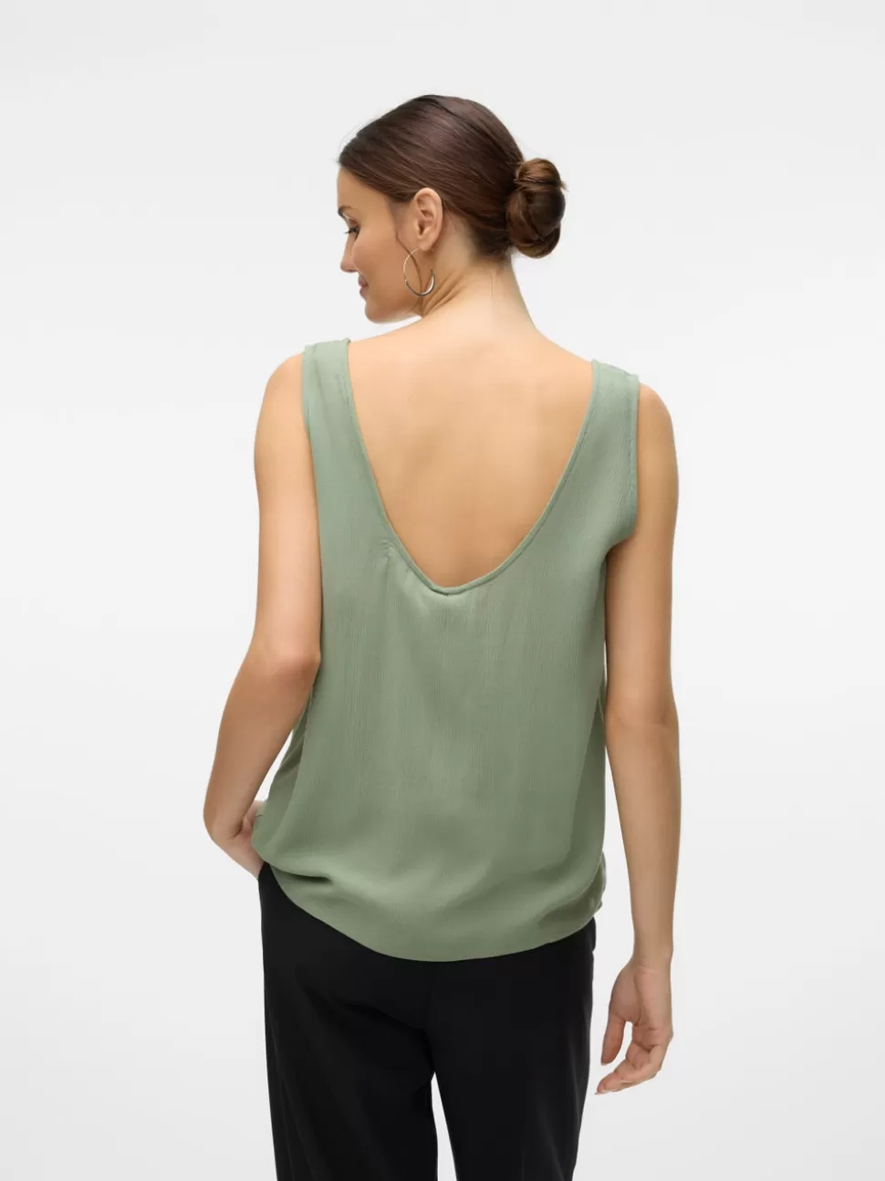 Basics^VERO MODA VMMENNY Topp Hedge Green