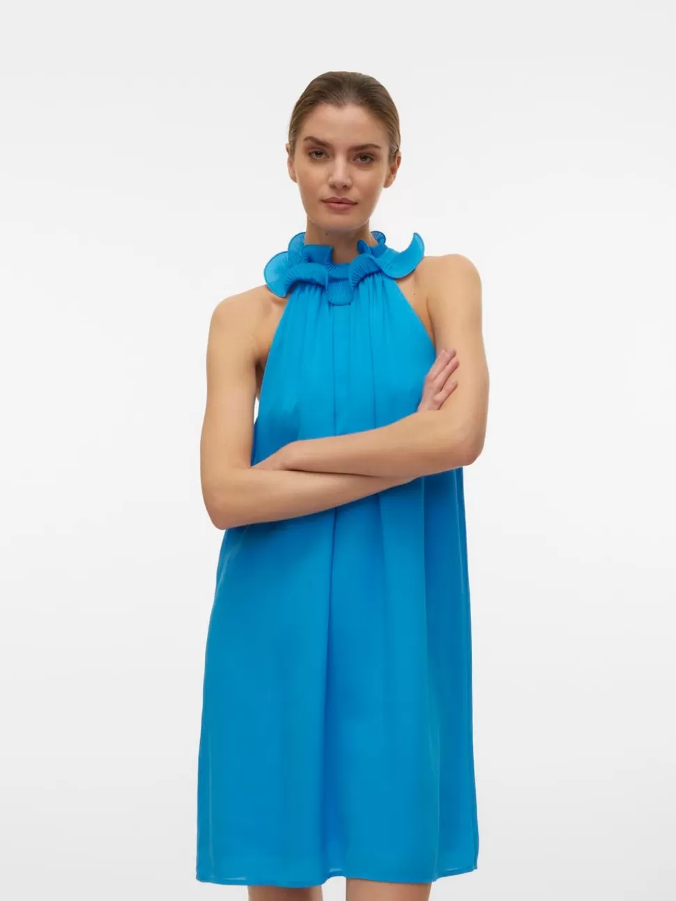 Klänningar^VERO MODA VMMERA Kort Klänning Ibiza Blue