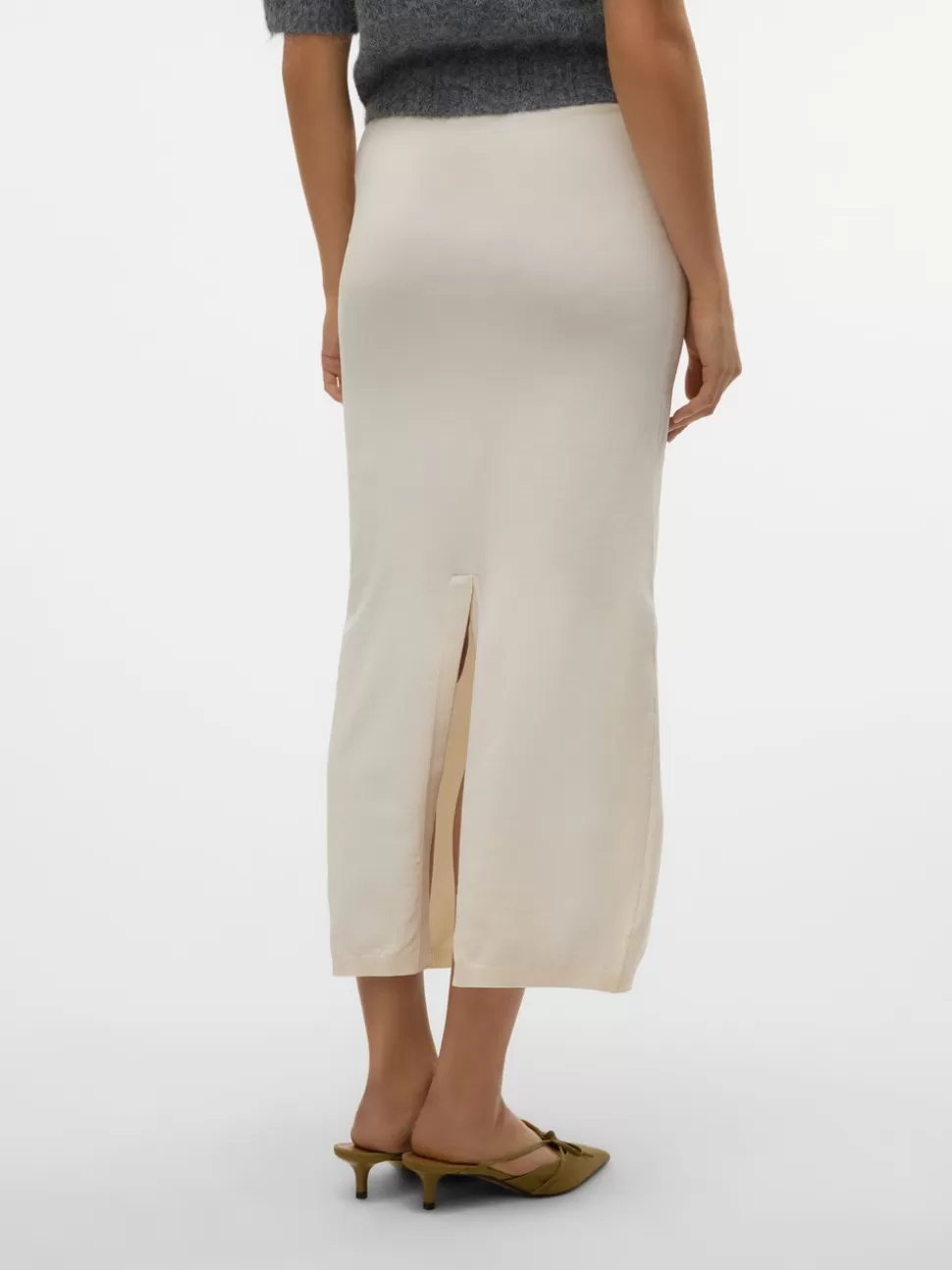 Kjolar^VERO MODA VMMERCURY Lång Kjol Birch
