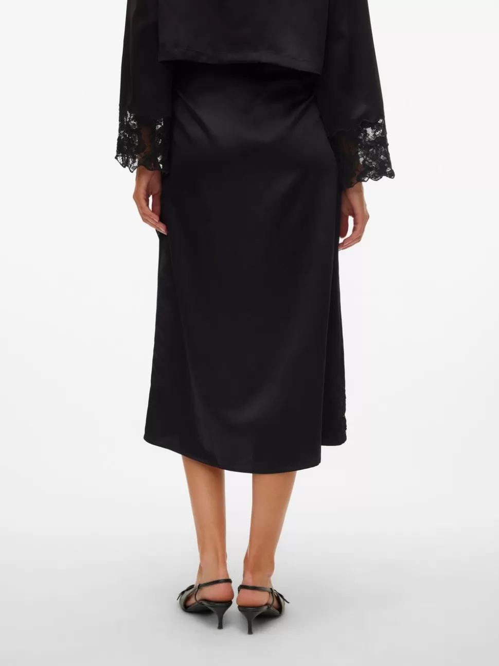 Kjolar^VERO MODA VMMERLE Lång Kjol Black