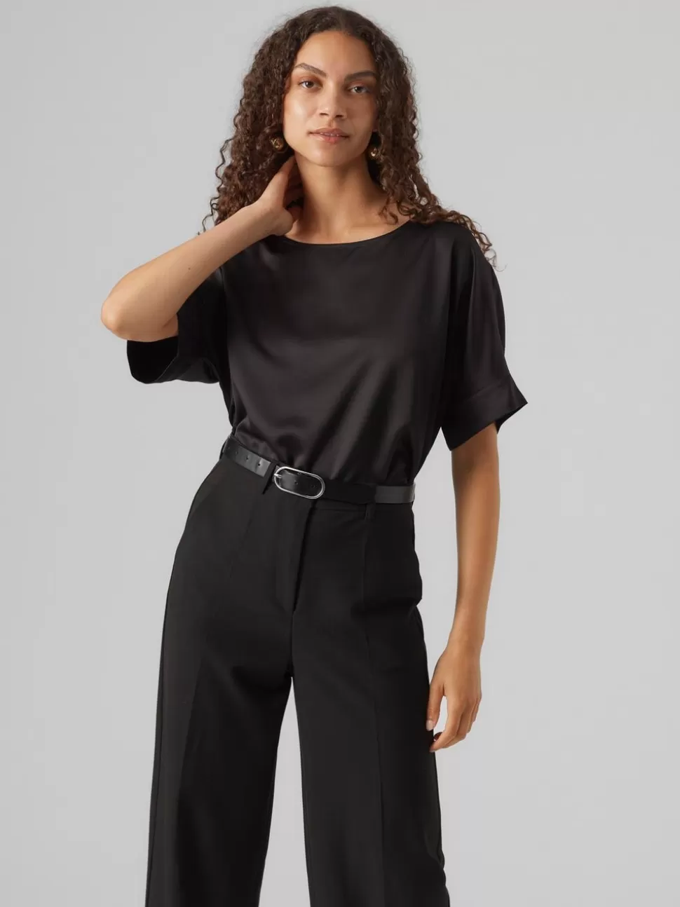 Basics | Toppar^VERO MODA VMMERLE Topp Black