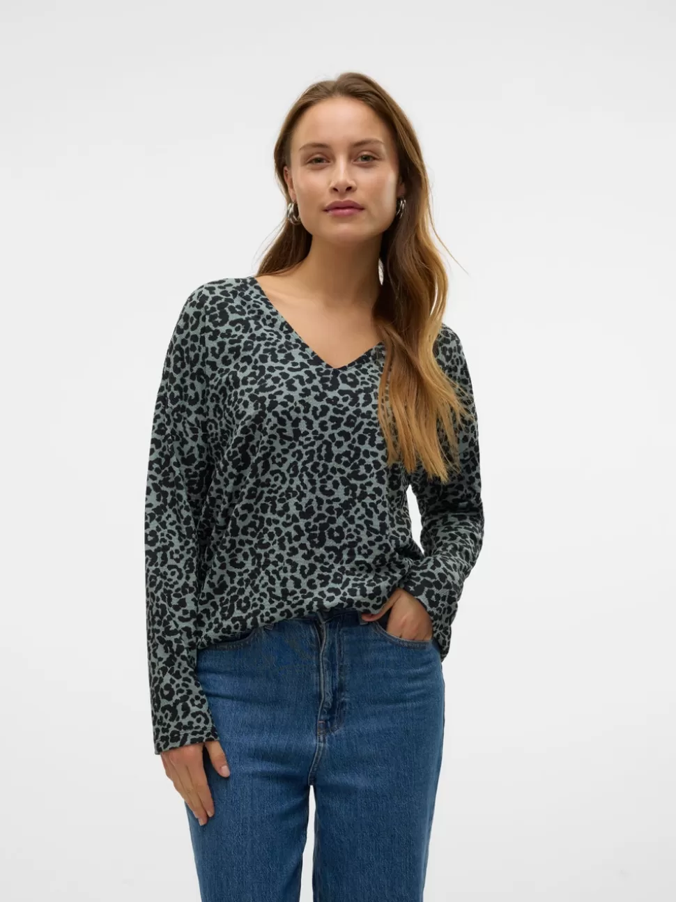 Toppar^VERO MODA VMMERVE Topp Chinois Green