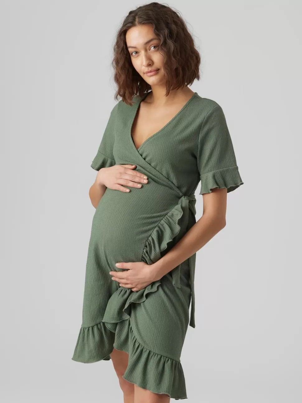Klänningar^VERO MODA VMMGELINA Gravidklänning Laurel Wreath