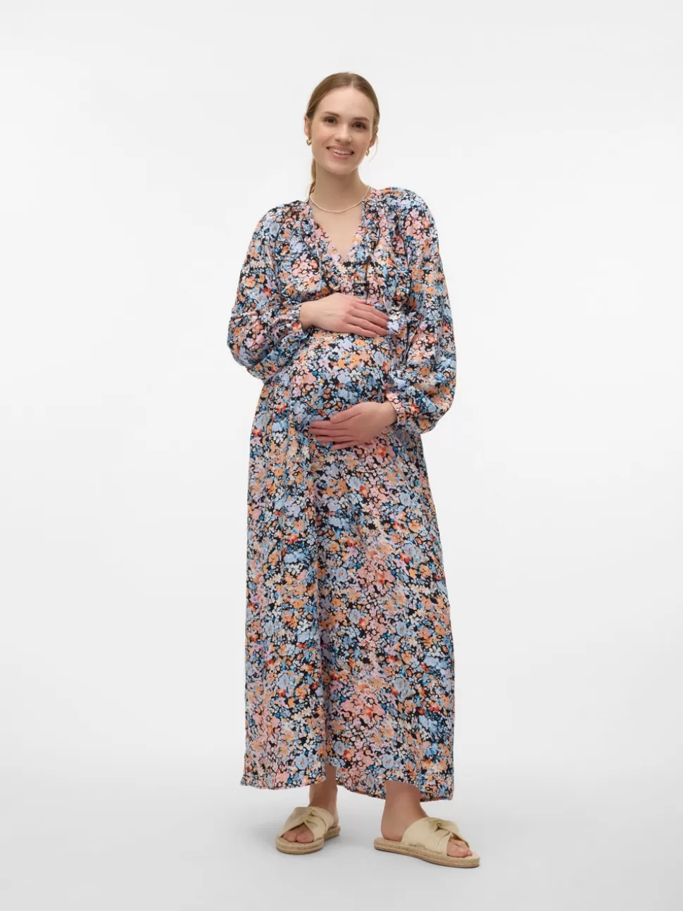 Klänningar^VERO MODA VMMGINNY Gravidklänning Black